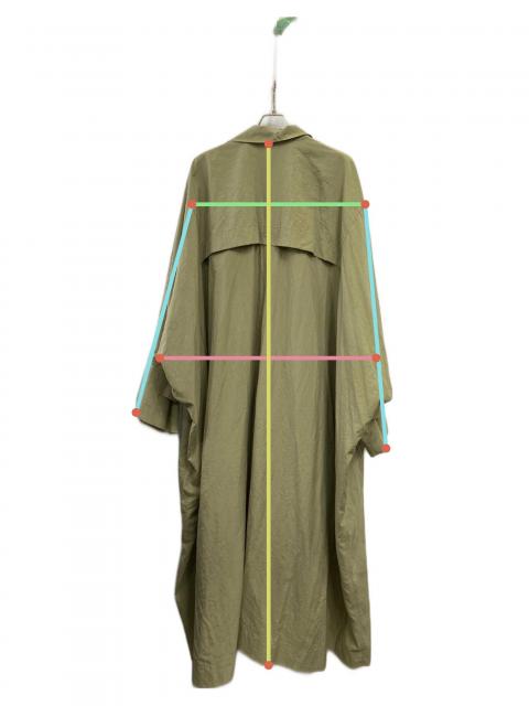 中古・古着通販】ISSEY MIYAKE (イッセイミヤケ) イカコート オリーブ