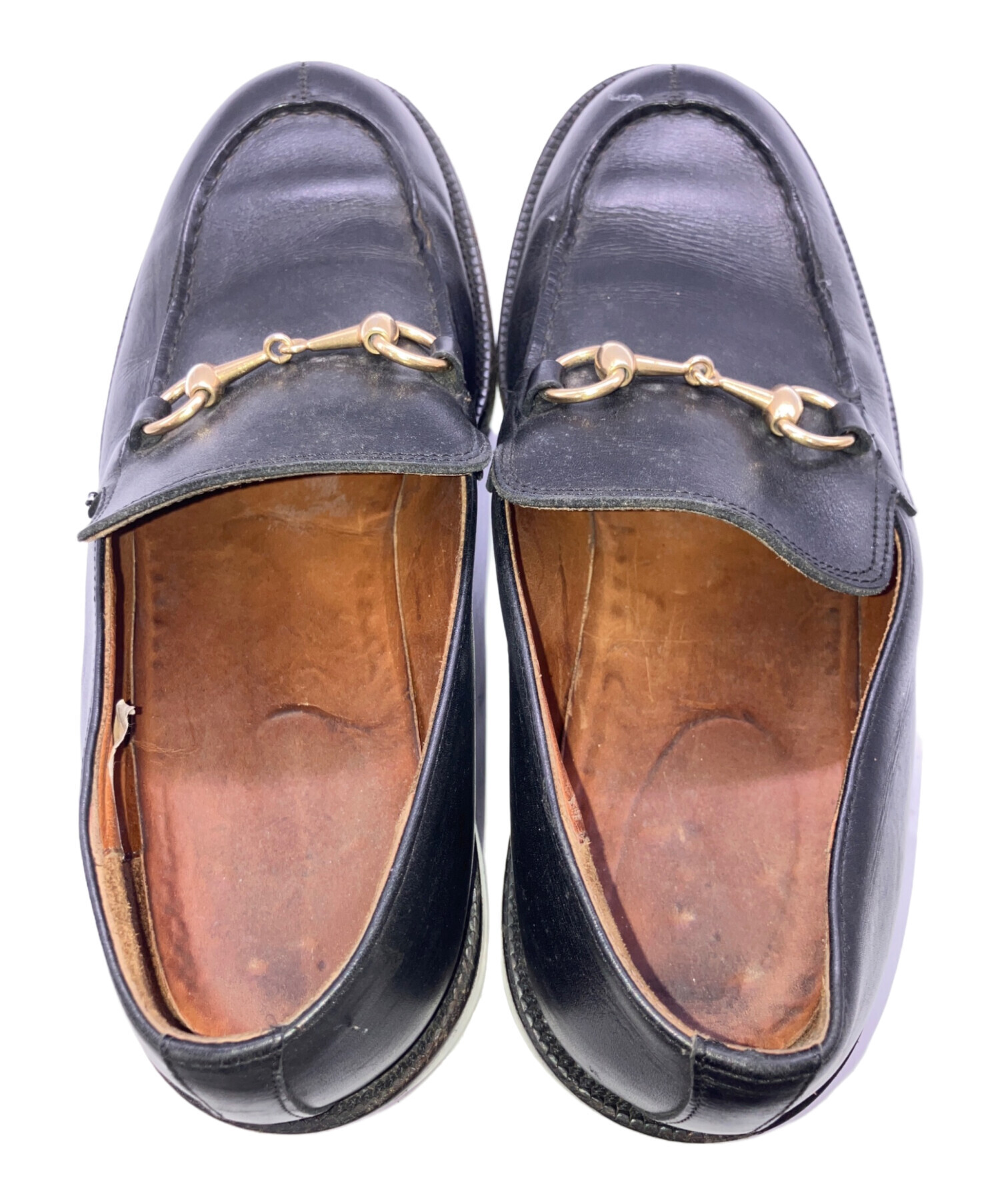 中古・古着通販】GUCCI (グッチ) ビットローファー ブラック サイズ 
