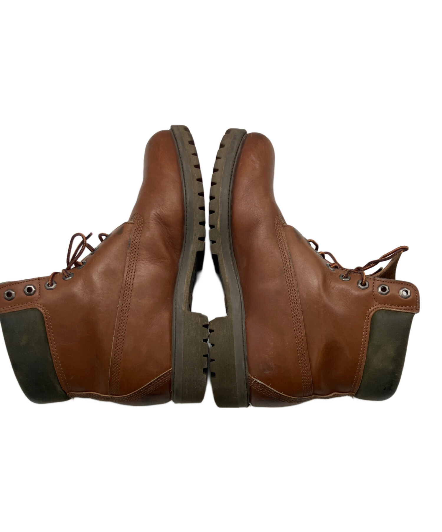 Timberland ブラウンレザーブーツ　ビンテージ　レア　古着　革　41 中古・古着通販】Timberland (ティンバーランド) ブーツ ブラウン