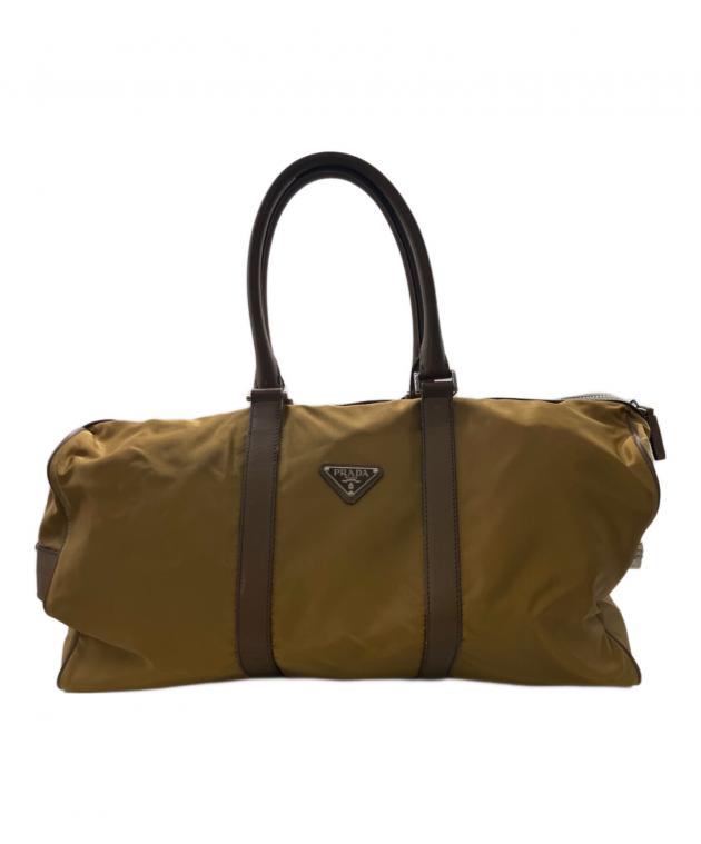 中古・古着通販】PRADA (プラダ) ボストンバッグ ブラウン｜ブランド