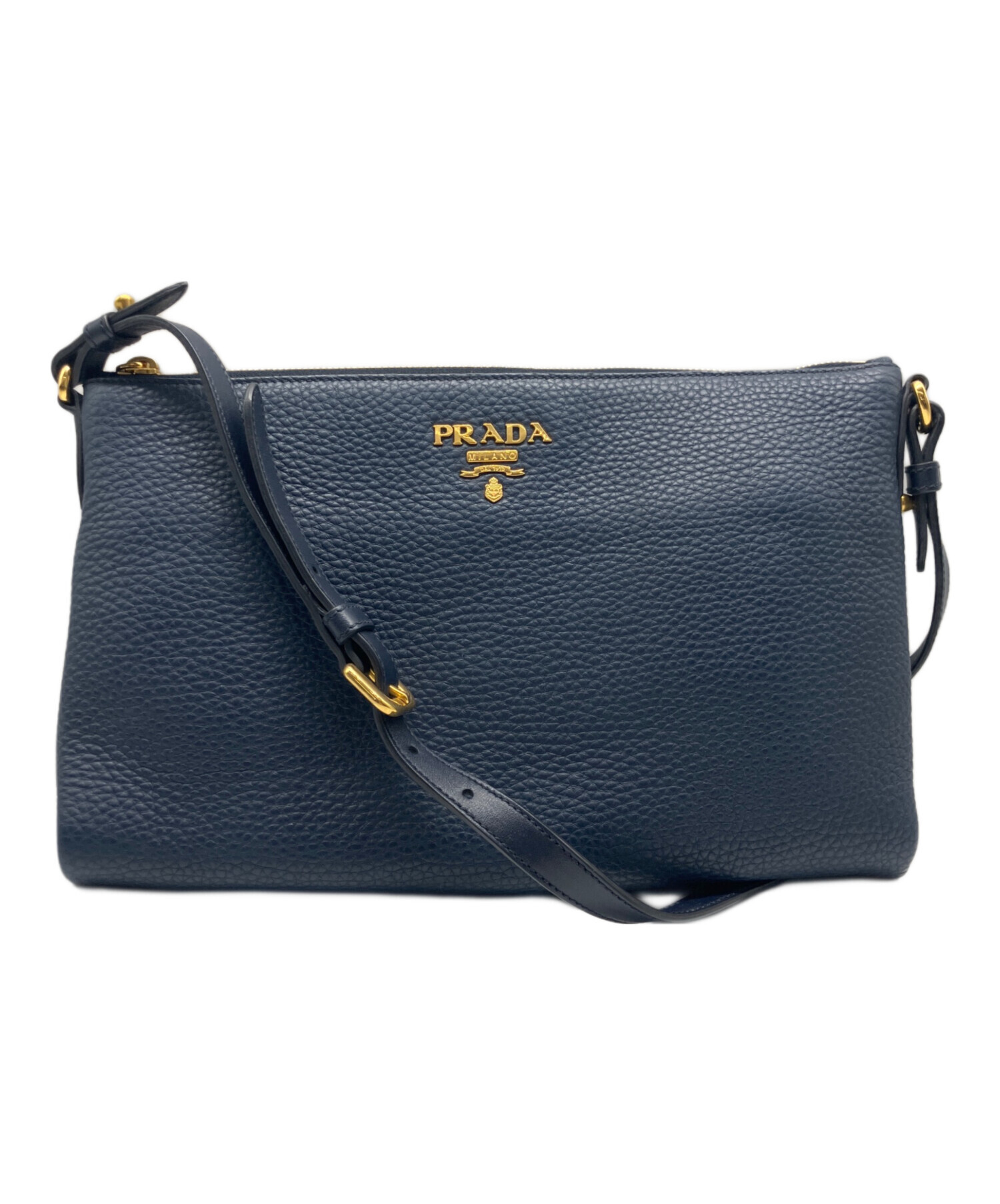 中古・古着通販】PRADA (プラダ) ショルダーバッグ ネイビー｜ブランド