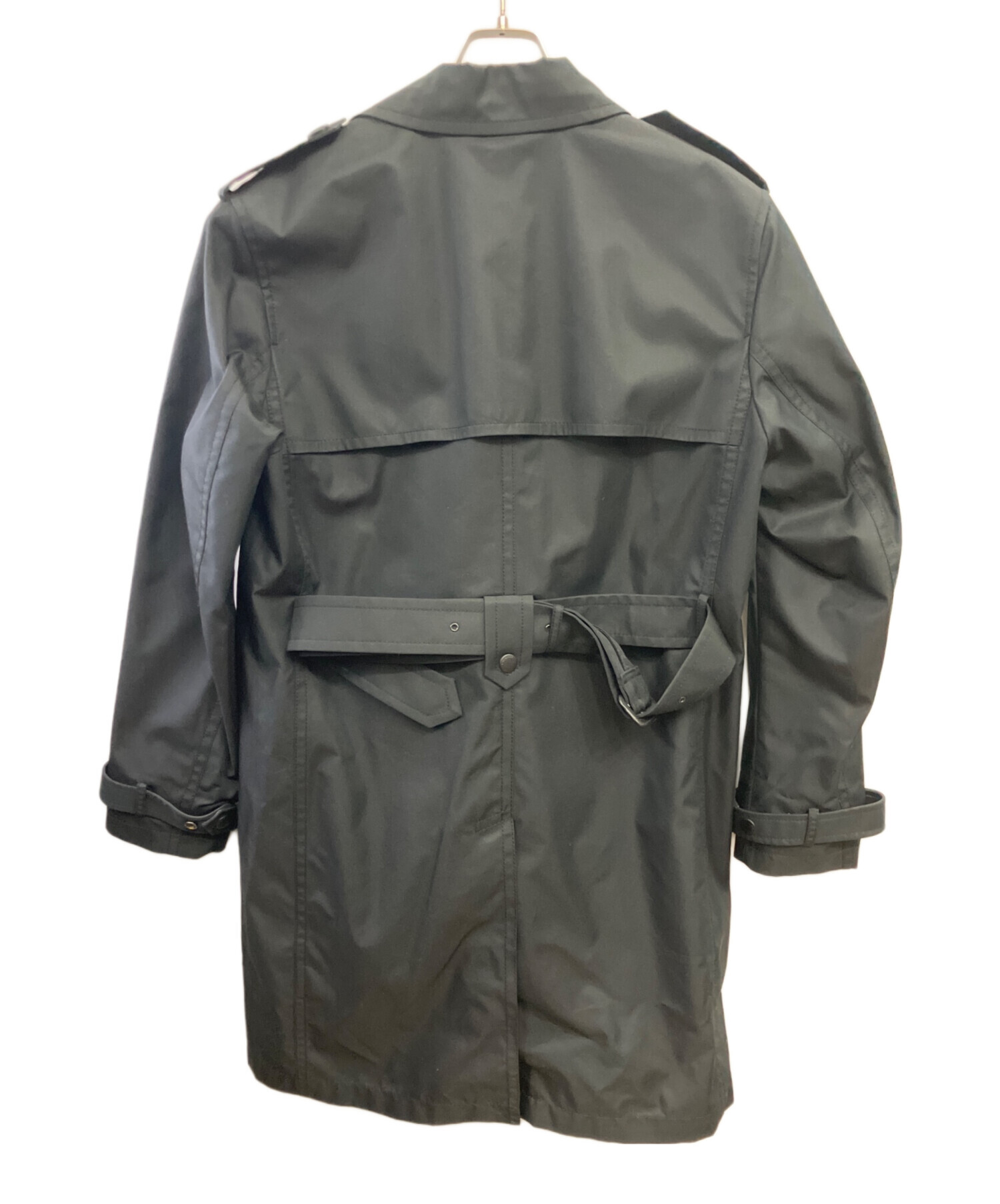 【美品✨️】COACH　トレンチコート　メンズL 中古・古着通販】COACH (コーチ) トレンチコート ブラック サイズ:L