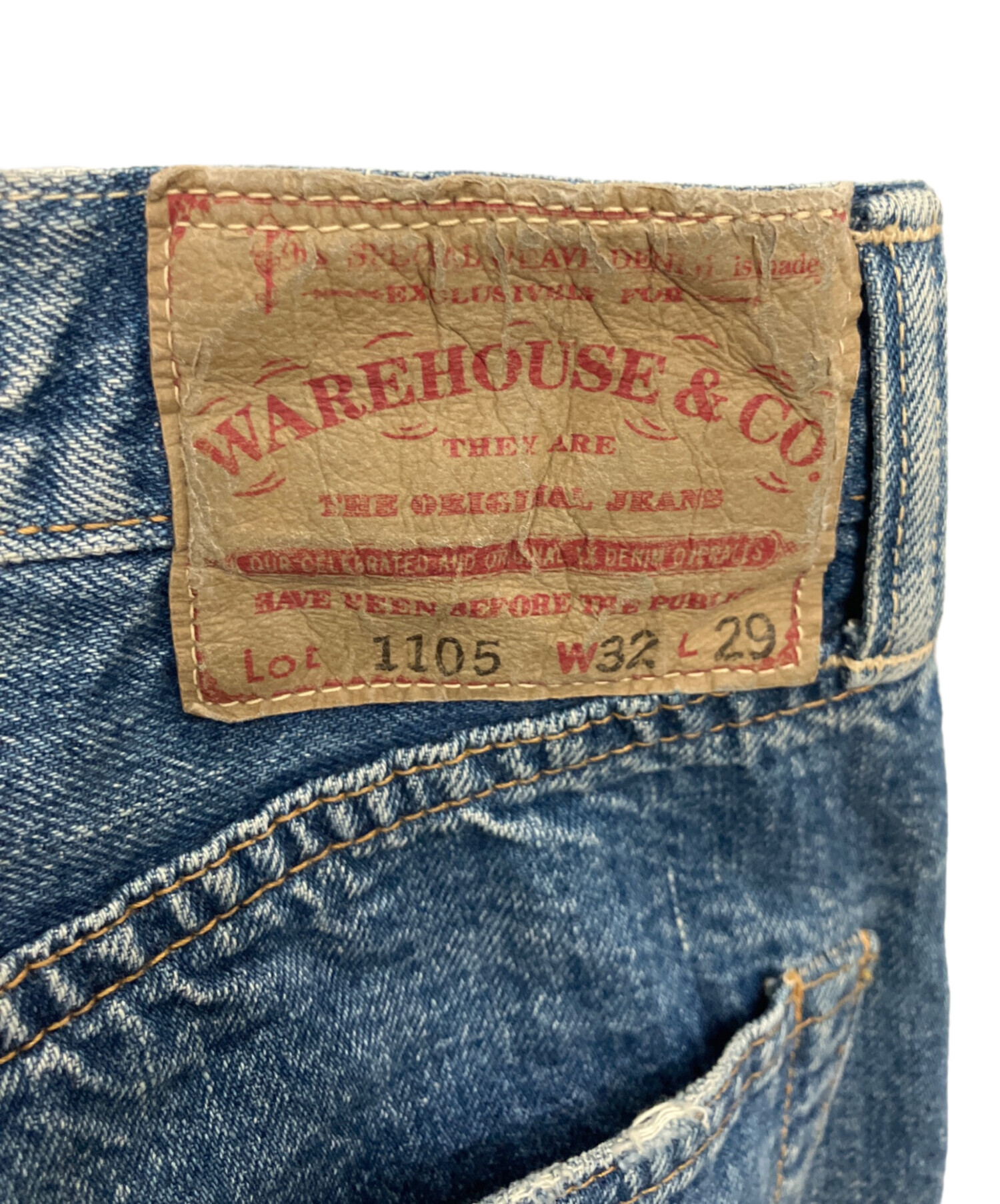 中古・古着通販】WAREHOUSE (ウエアハウス) デニムパンツ インディゴ