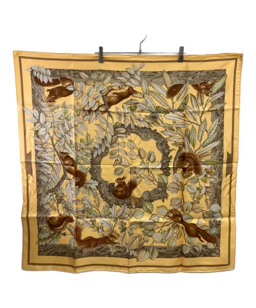 中古・古着通販】HERMES (エルメス) シルクスカーフ イエロー