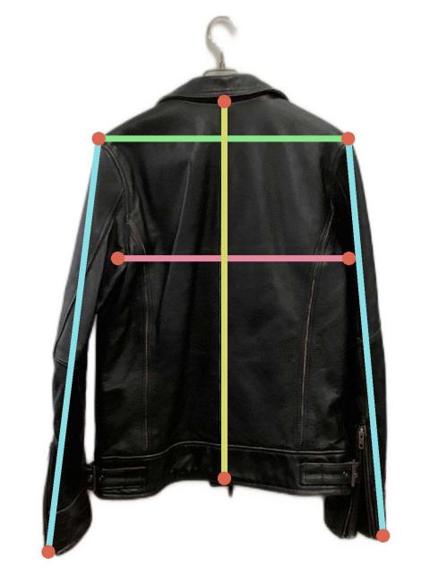 中古・古着通販】JACKROSE (ジャックローズ) ダブルライダース