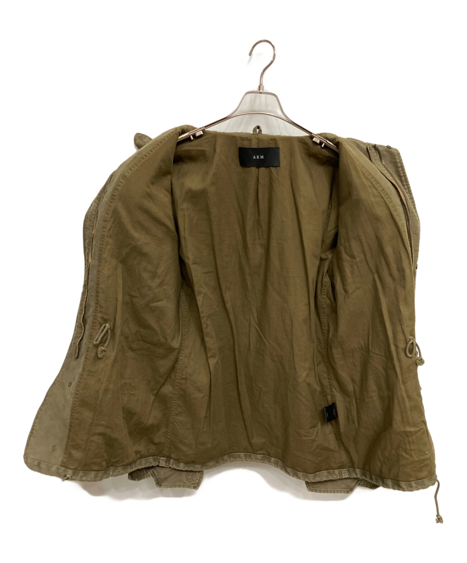中古・古着通販】AKM (エーケーエム) ミリタリージャケット カーキ