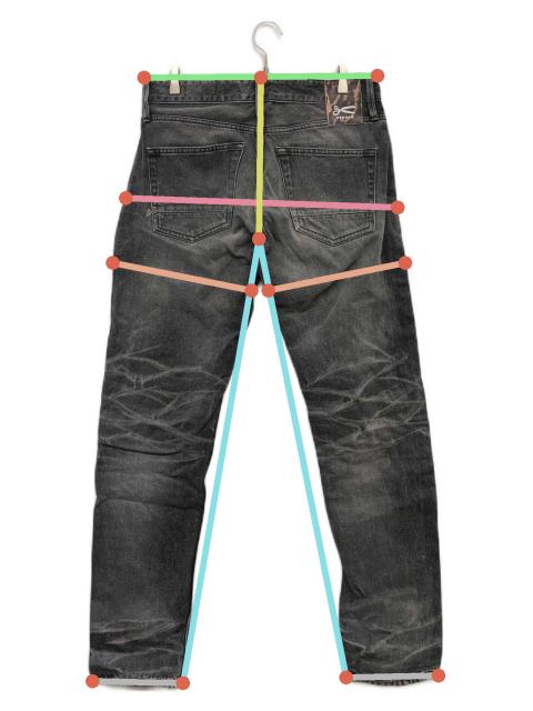 中古・古着通販】Denham (デンハム) FORGE MIJGRY ブラック サイズ:W31