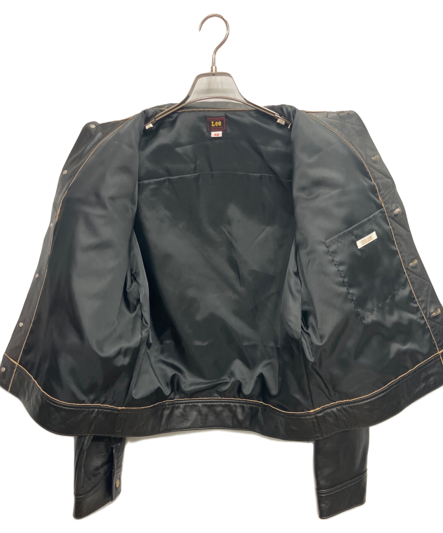 Lee RIDERS JACKET LEATHER【カウレザー】 中古・古着通販】LEE (リー) レザージャケット/RIDERS JACKET LEATHER