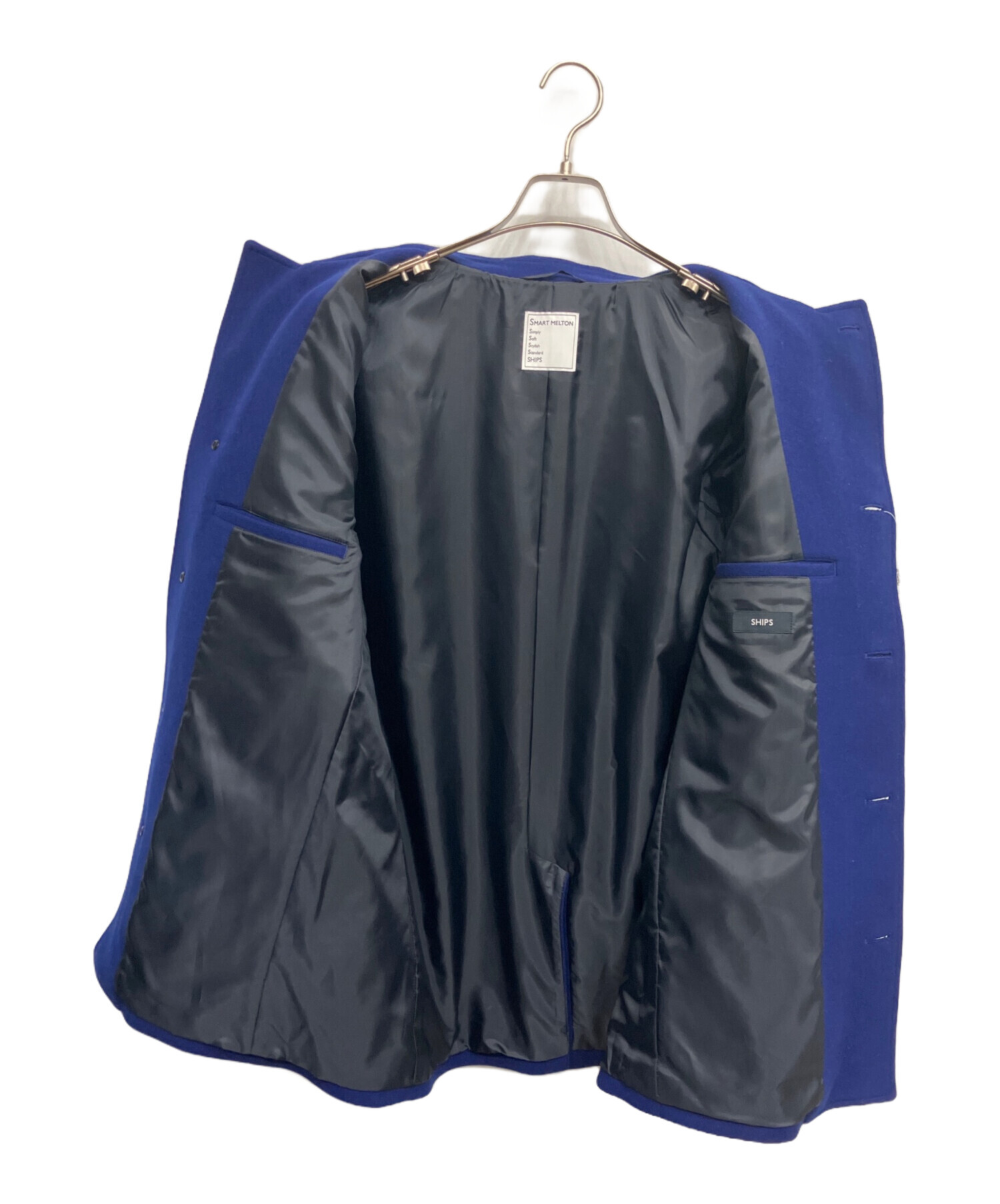 SHIPS シップス ビジネス メンズ 【古着】【中古】 中古・古着通販】SHIPS (シップス) コート ネイビー サイズ:XL