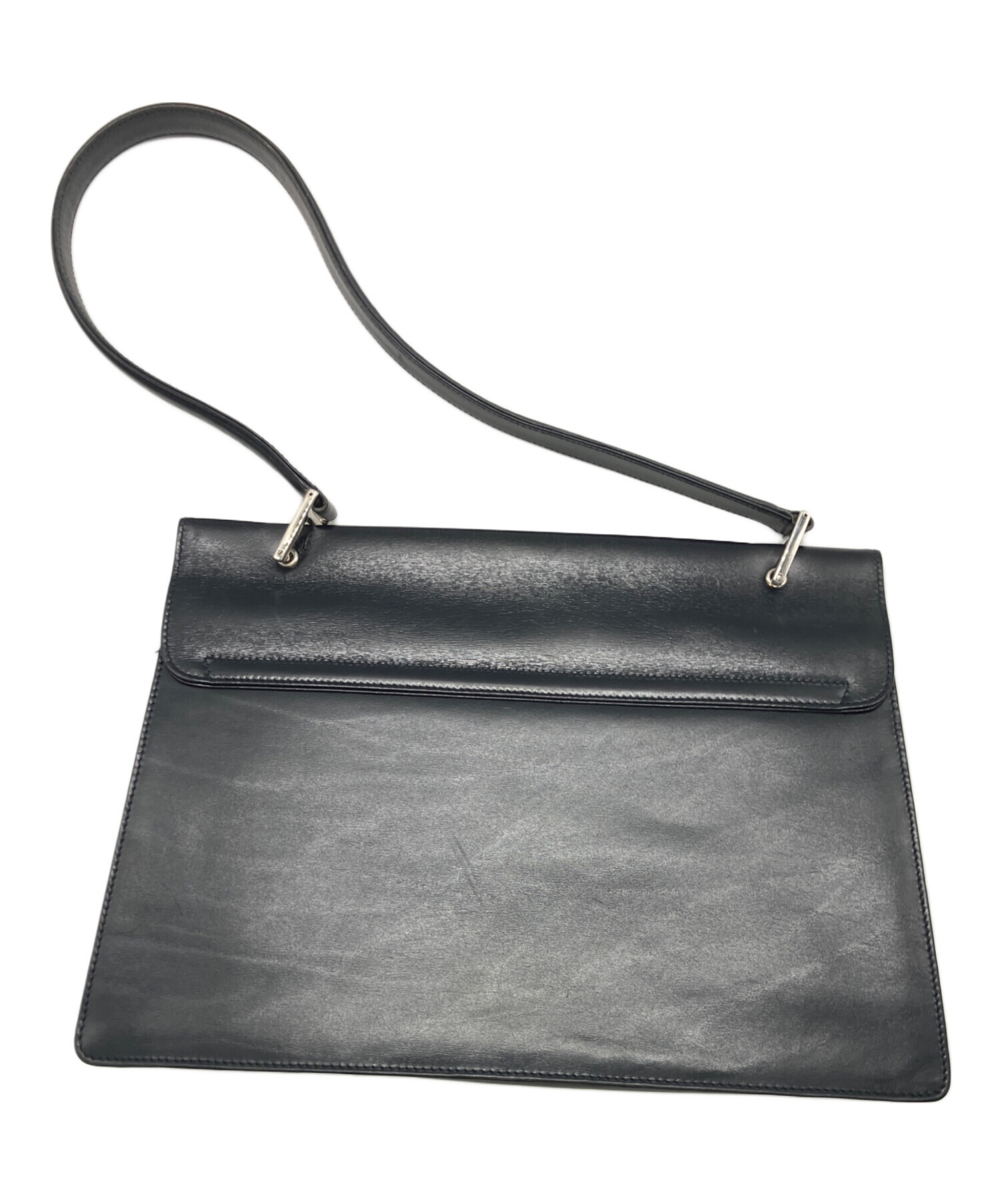 中古・古着通販】GUCCI (グッチ) ワンショルダーバッグ ネイビー