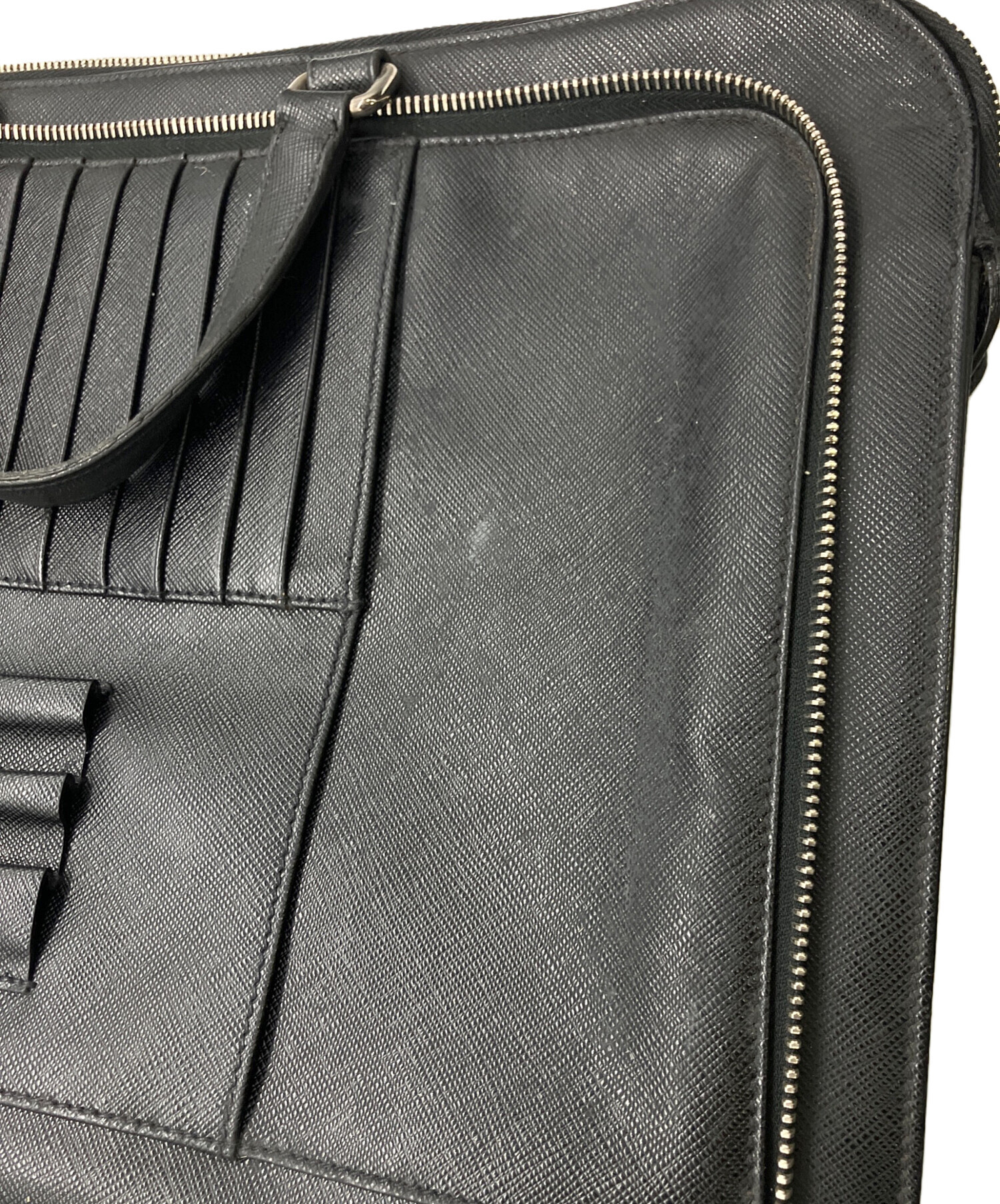 中古・古着通販】PRADA (プラダ) サフィアーノ ビジネスバッグ