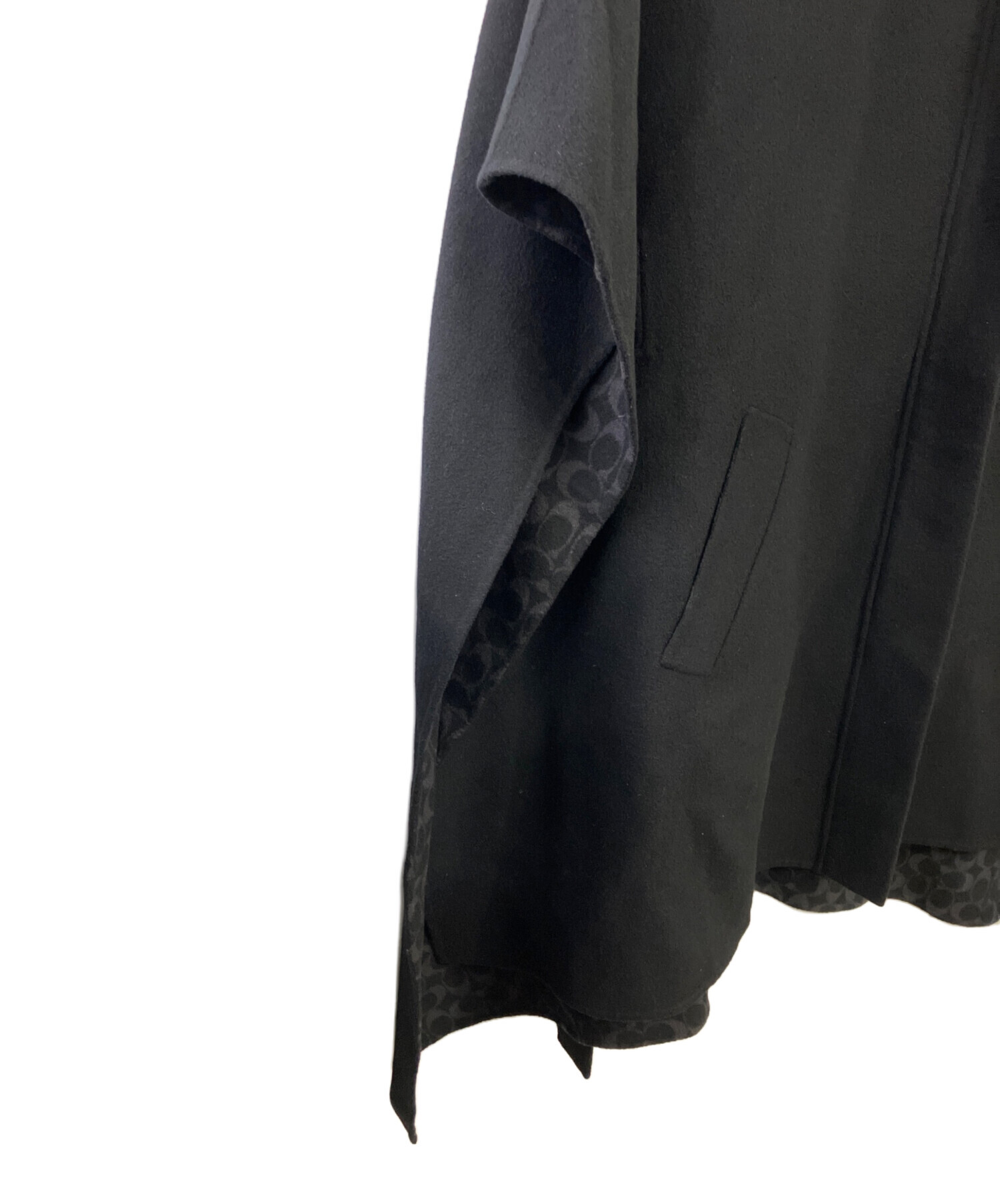 中古・古着通販】COACH (コーチ) ダブルフェイス ウールケープ