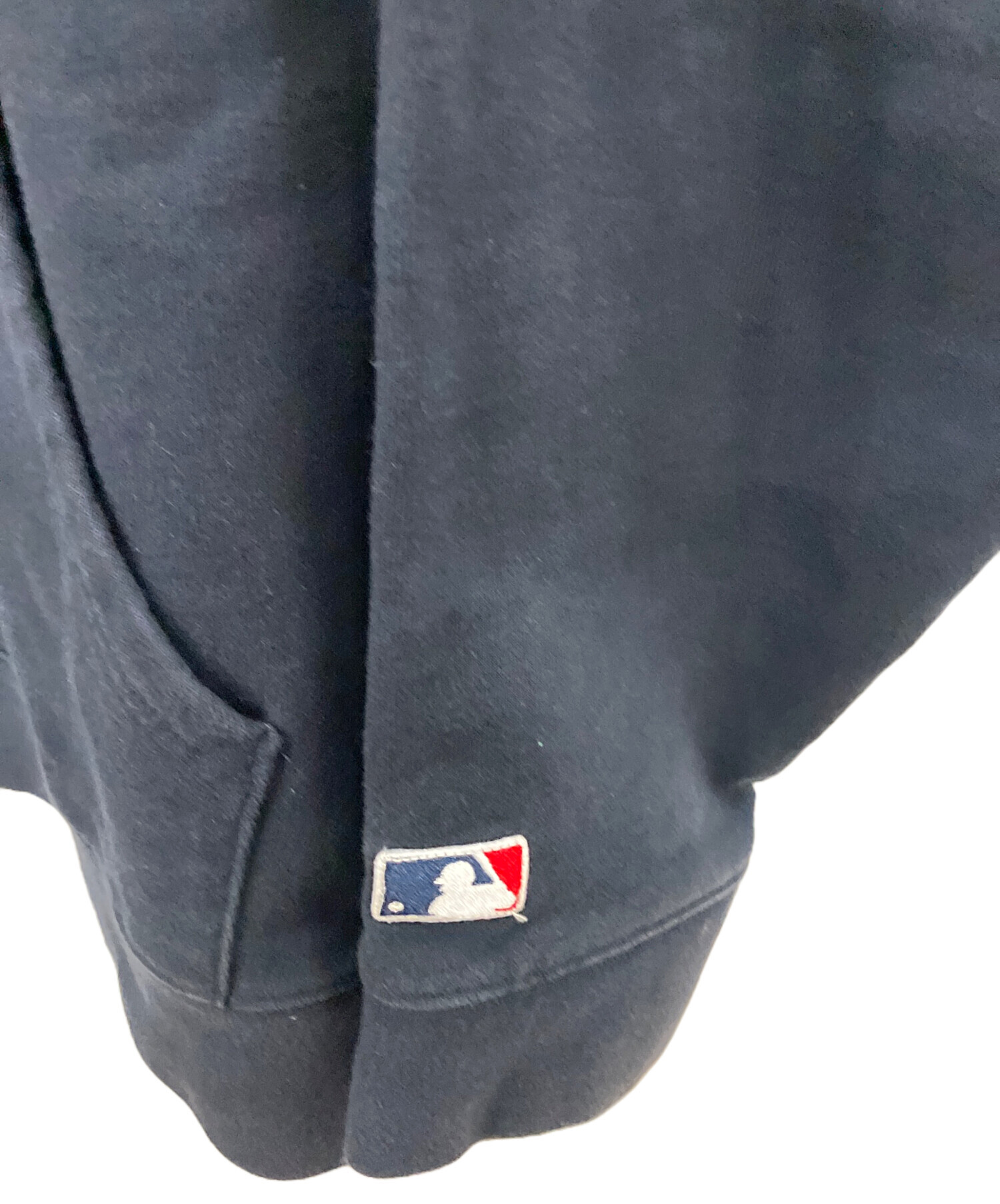 KITH NY Yankees フード付きパーカー ネイビー KITH × Yankees】プラッシュフリース ブラクストン パーカー (KITH NYC