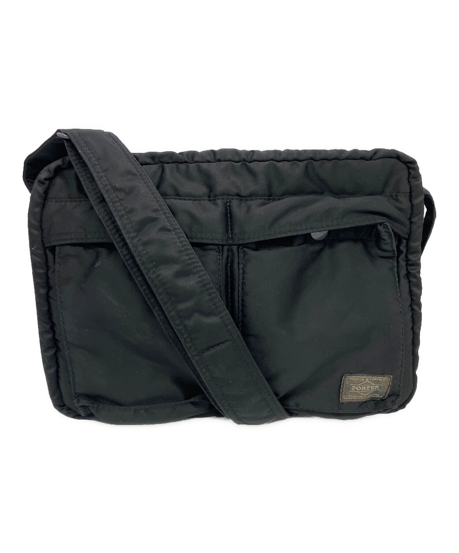 中古・古着通販】PORTER (ポーター) ショルダーバッグ ブラック