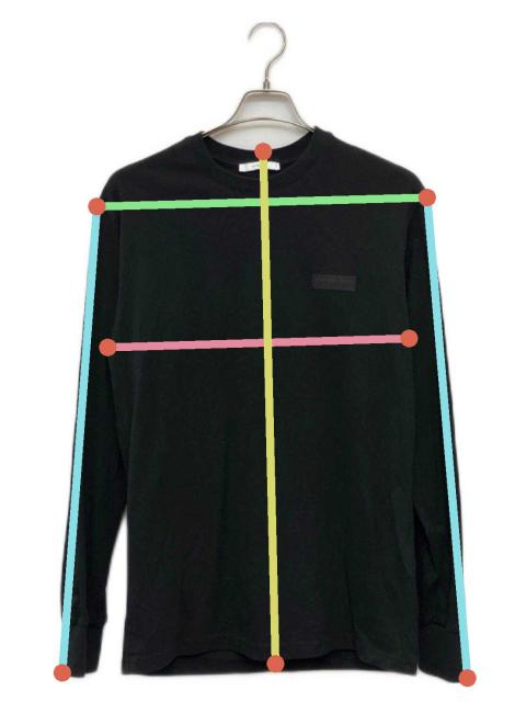 Ec27 GIVENCHY ジバンシー ロングスリーブブラウス トップスカットソー フランス製 36サイズ ネイビー ポリエステル100％ レディース 女性用u02t 中古・古着通販】GIVENCHY (ジバンシィ) パッチ Tシャツ/長袖