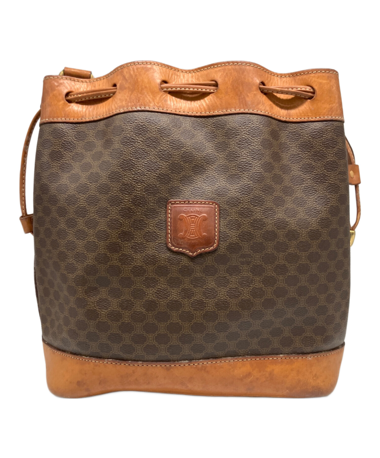 中古・古着通販】CELINE (セリーヌ) マカダム ショルダーバッグ