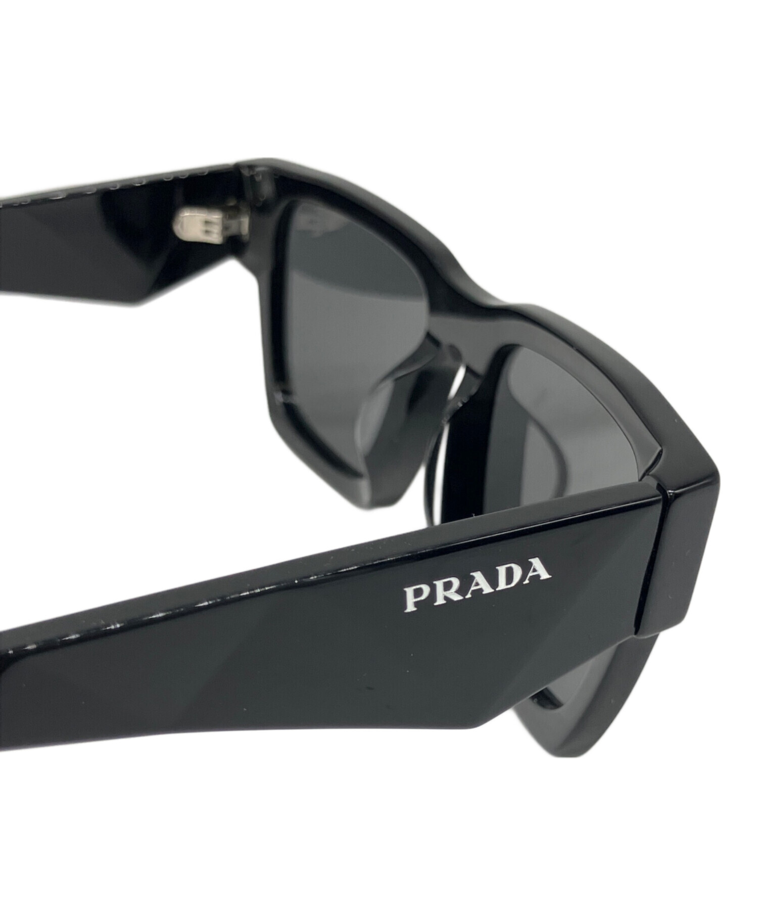 中古・古着通販】PRADA (プラダ) シンボルサングラス ブラック サイズ