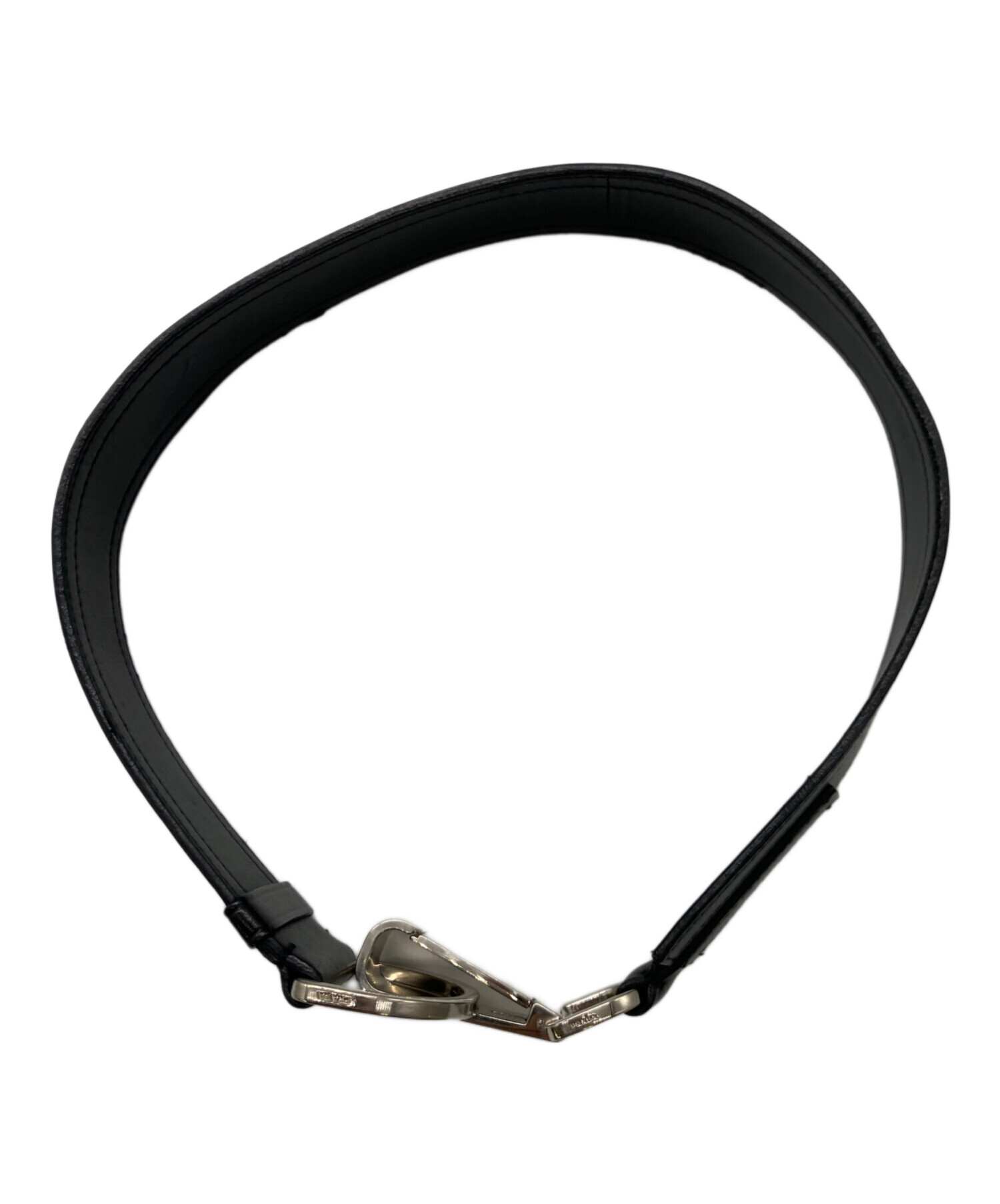 中古・古着通販】PRADA (プラダ) レザーベルト ブラック｜ブランド