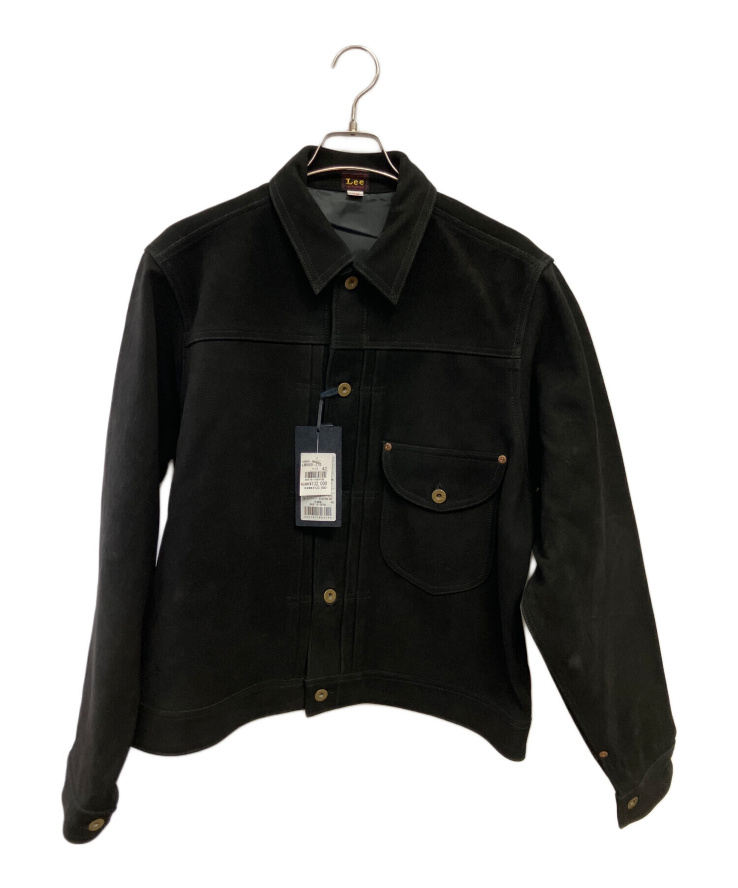 中古・古着通販】LEE (リー) レザージャケット ブラック サイズ:42