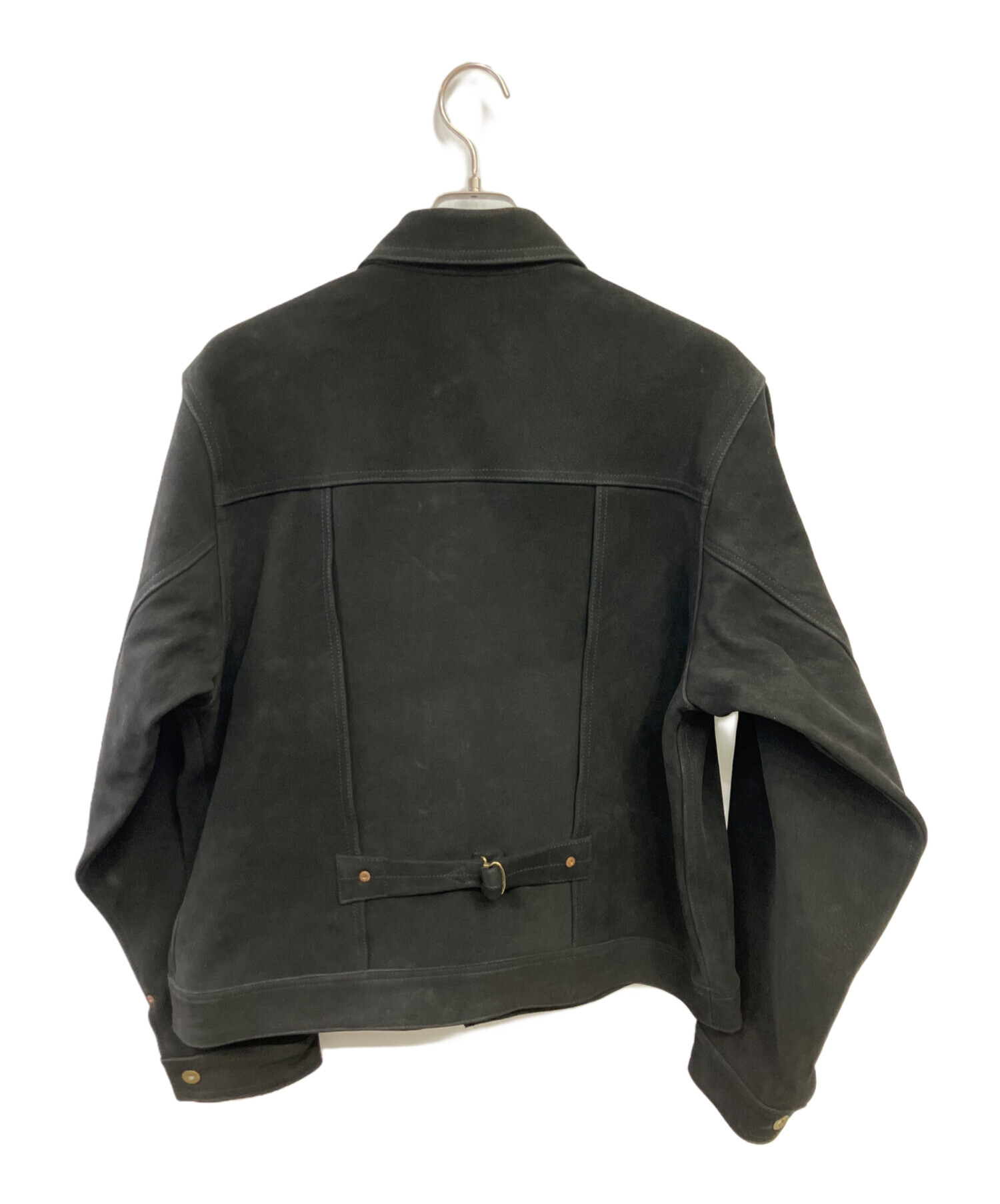 中古・古着通販】LEE (リー) レザージャケット ブラック サイズ:42