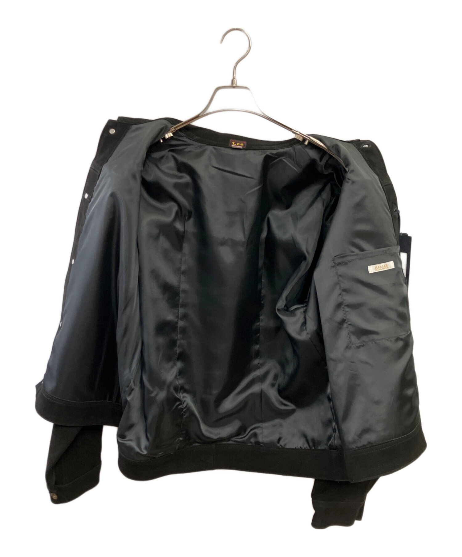中古・古着通販】LEE (リー) レザージャケット ブラック サイズ:42