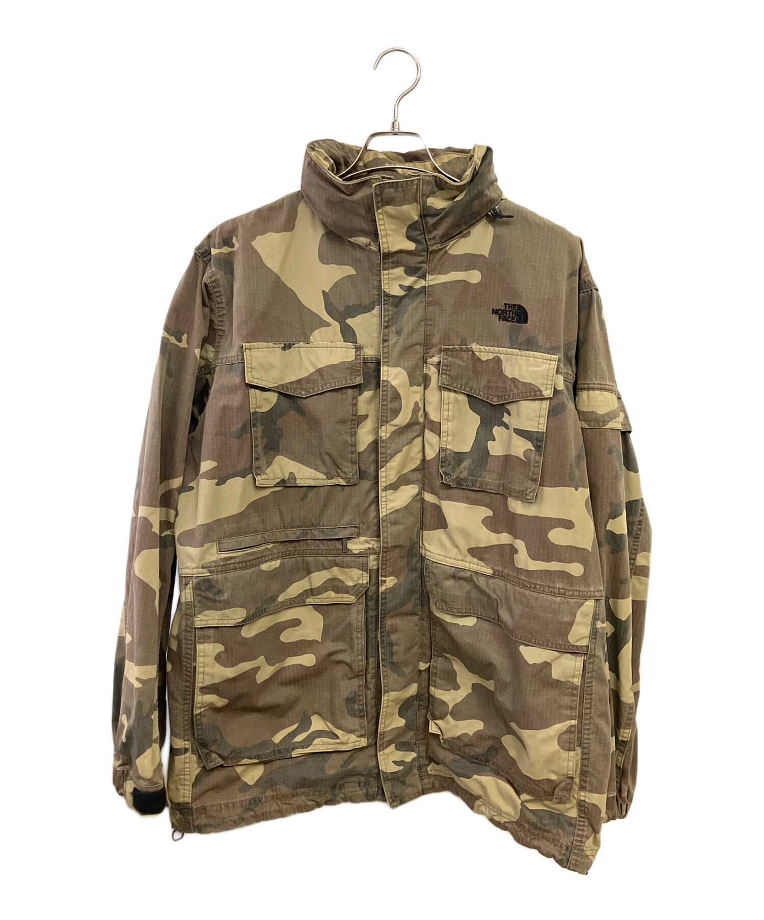 ノースフェイス BEAMEX PARKA 迷彩 M ブラック 中古・古着通販】THE NORTH FACE (ザ ノース フェイス) BEAMEX Parka