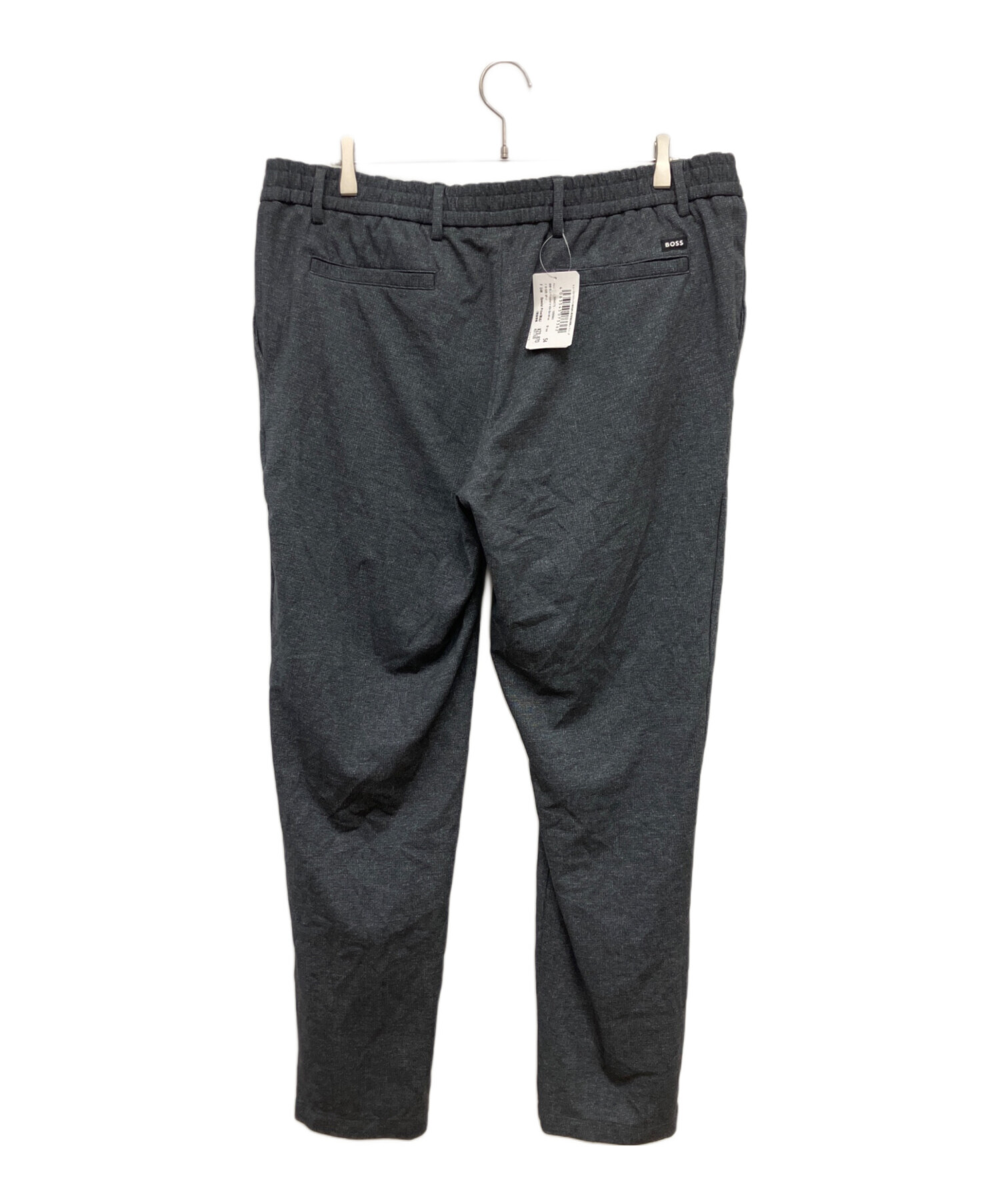 【新品未使用】HUGO BOSS ヒューゴボス　テーパードフィットパンツ 中古・古着通販】HUGO BOSS (ヒューゴ ボス) パンツ グレー サイズ:54