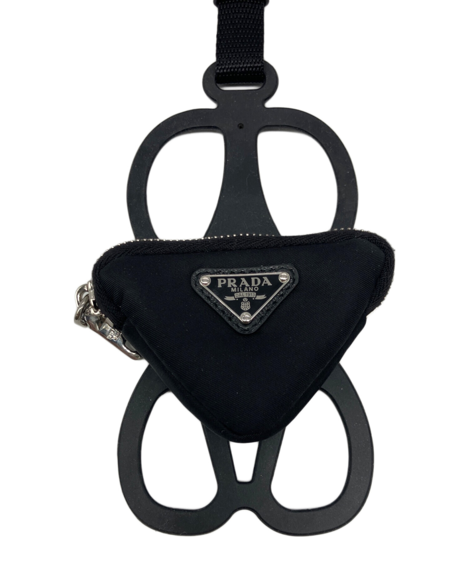 中古・古着通販】PRADA (プラダ) スマホホルダー ブラック｜ブランド 