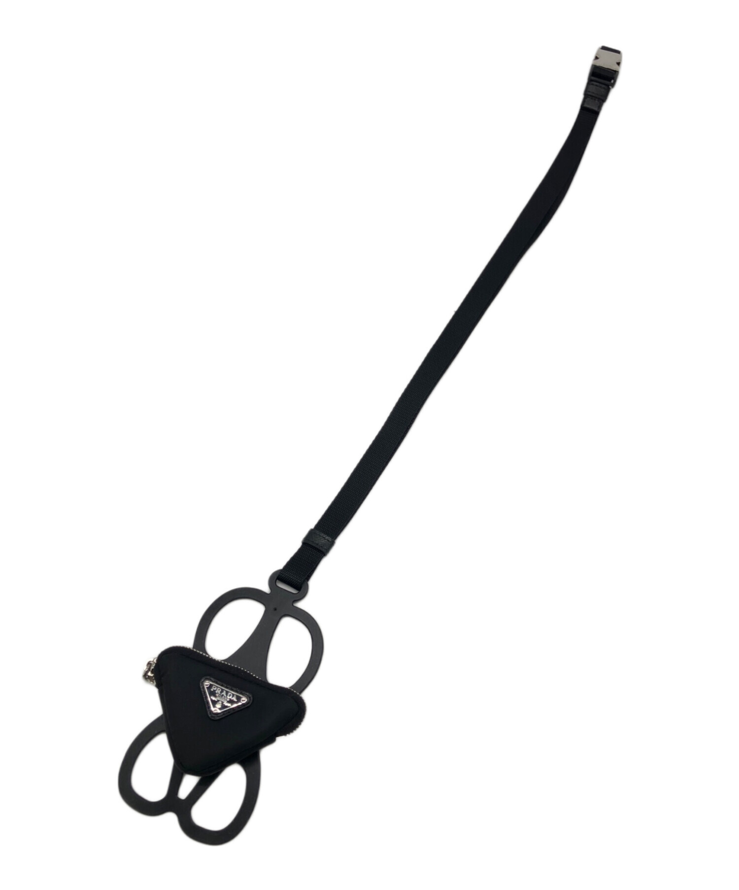中古・古着通販】PRADA (プラダ) スマホホルダー ブラック｜ブランド 