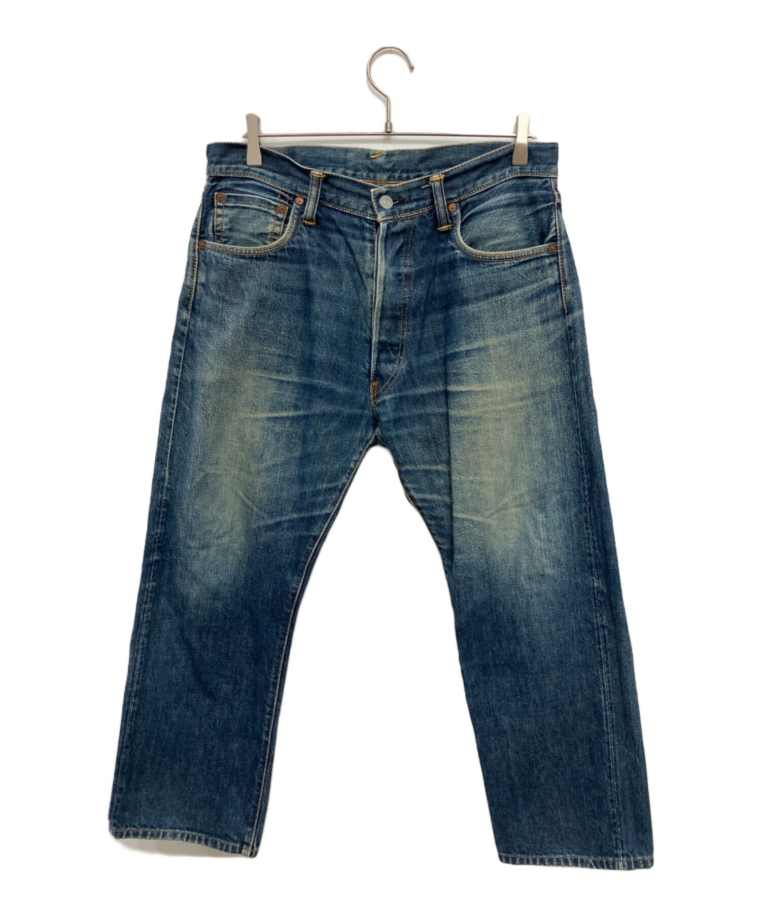 【未使用】EVISU デニムパンツ　33　インディゴ 中古・古着通販】EVISU (エヴィス) デニムパンツ インディゴ サイズ