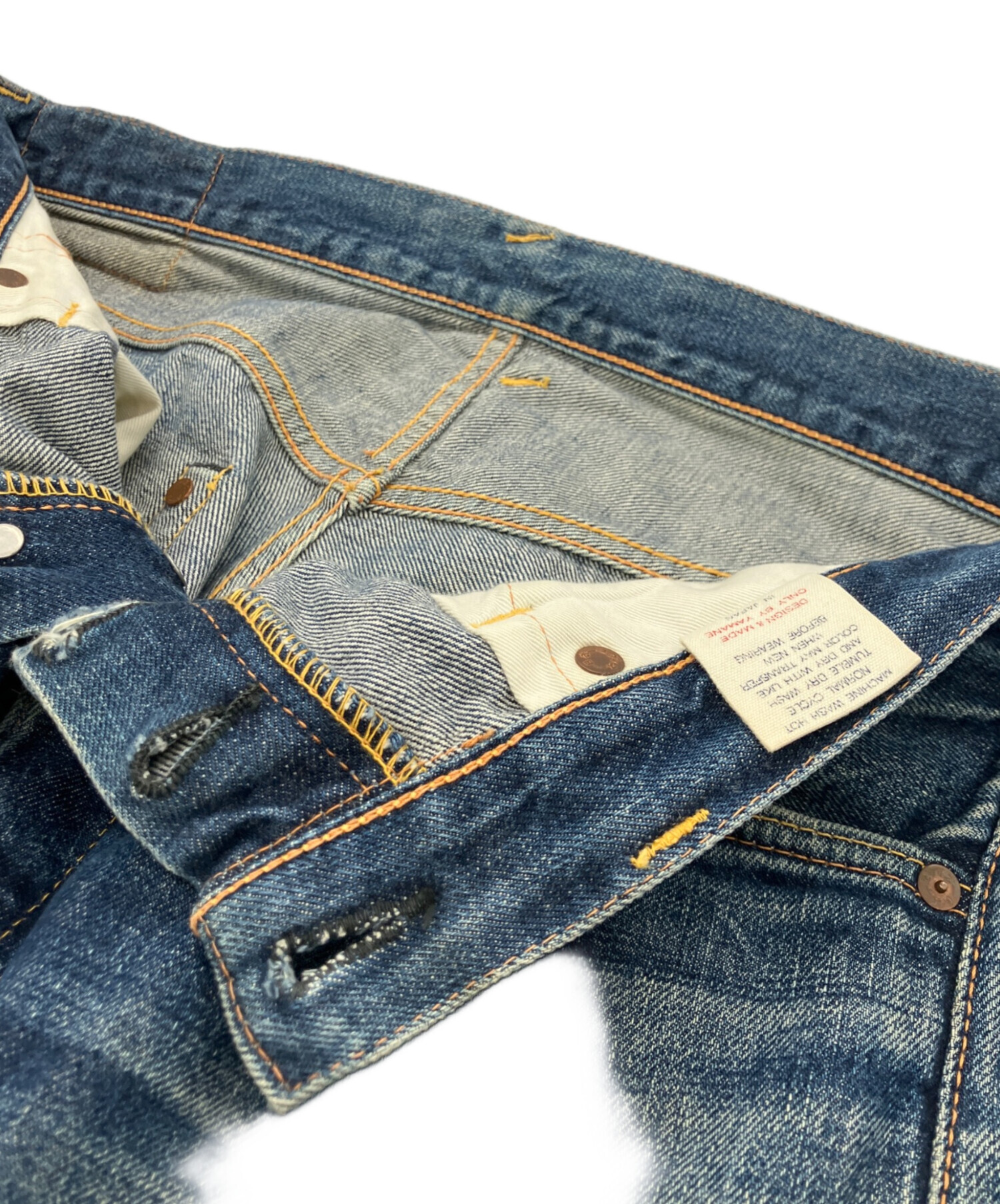 中古・古着通販】EVISU (エヴィス) デニムパンツ インディゴ サイズ