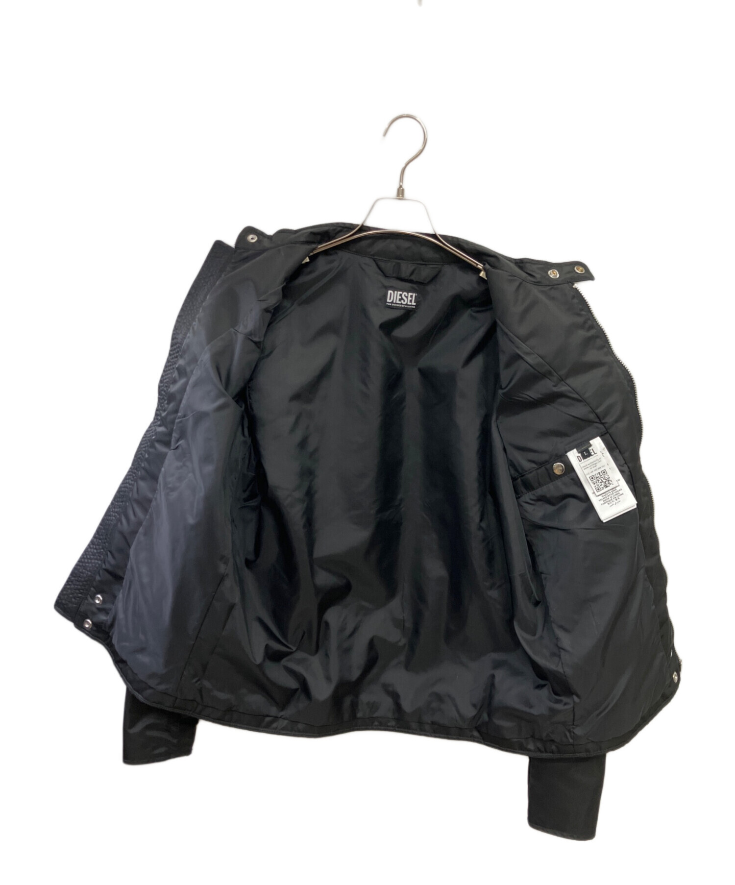 新品未使用‼️ディーゼルナイロンジャケット 中古・古着通販】DIESEL (ディーゼル) ナイロンジャケット ブラック