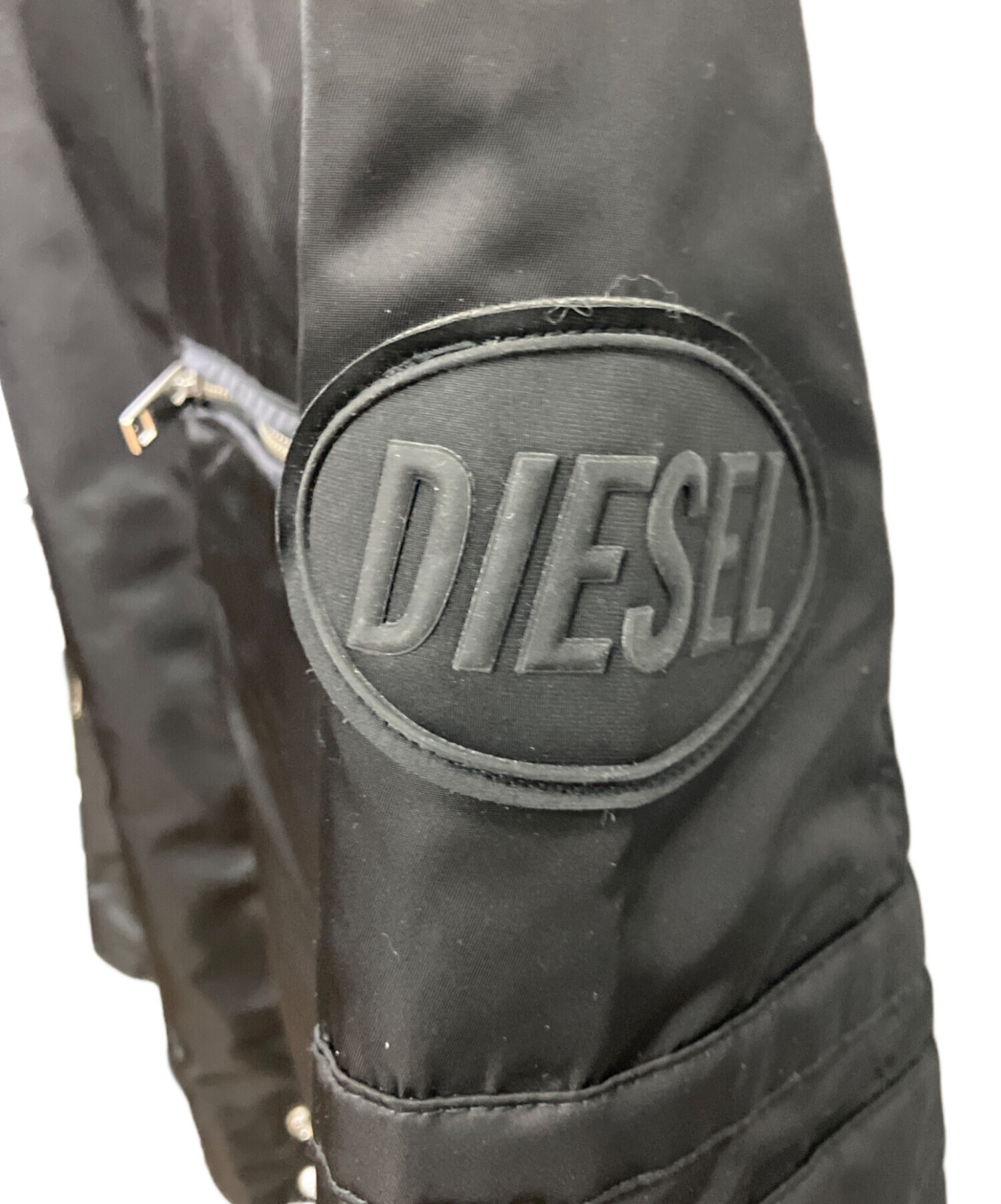 中古・古着通販】DIESEL (ディーゼル) ナイロンジャケット ブラック