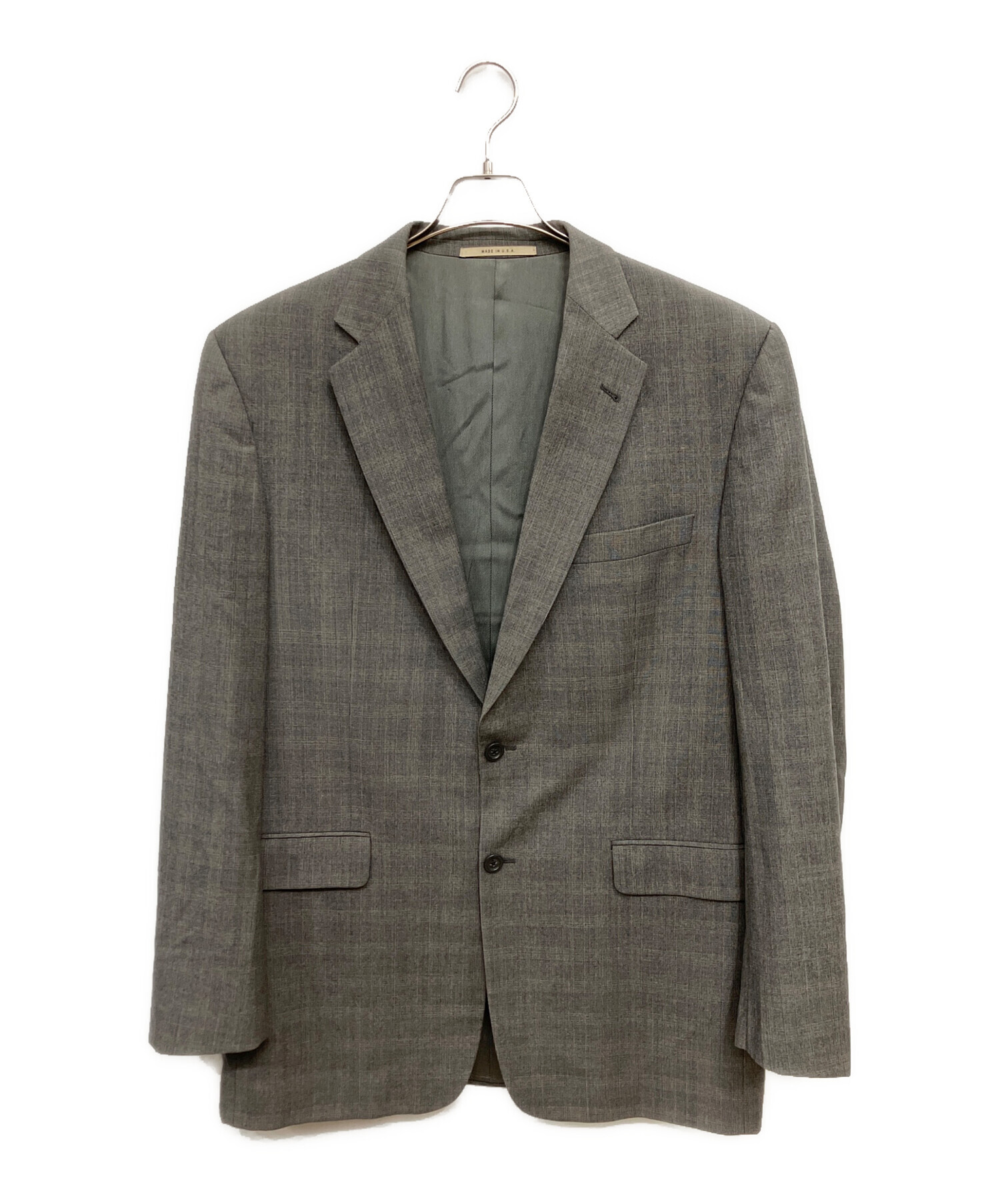 中古・古着通販】BURBERRY (バーバリー) セットアップスーツ グレー 中古・古着通販】BURBERRY (バーバリー) セットアップスーツ グレー