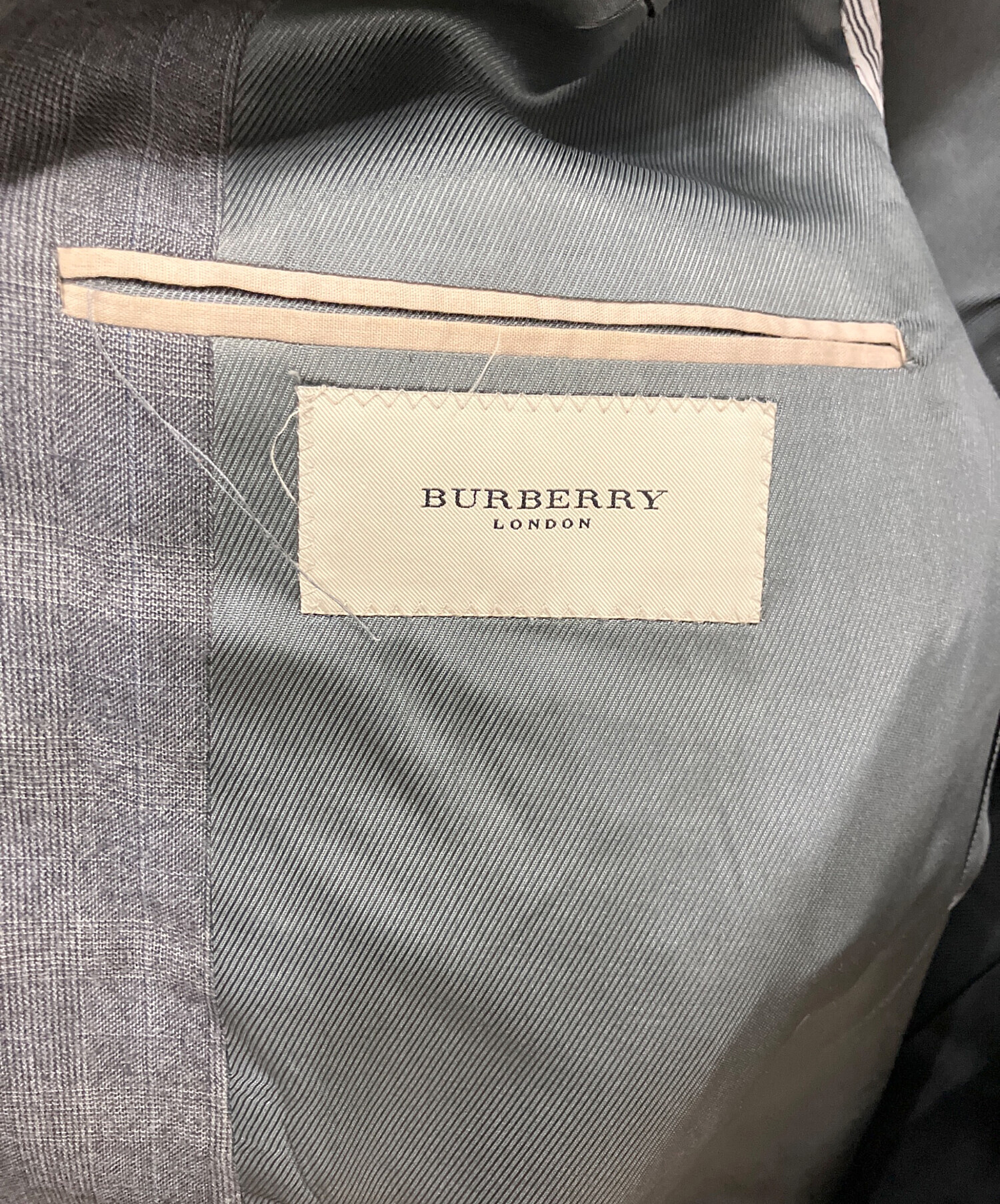 中古・古着通販】BURBERRY (バーバリー) セットアップスーツ グレー
