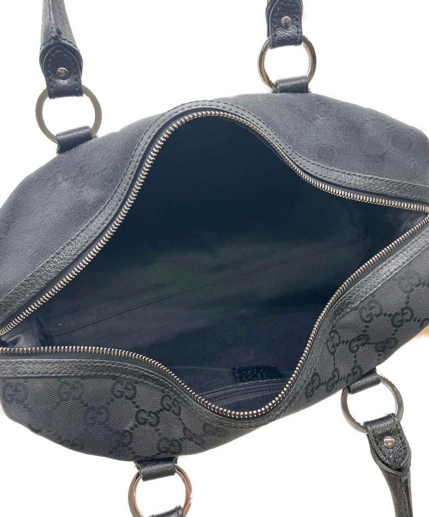 中古・古着通販】GUCCI (グッチ) ハンドバッグ ブラック｜ブランド