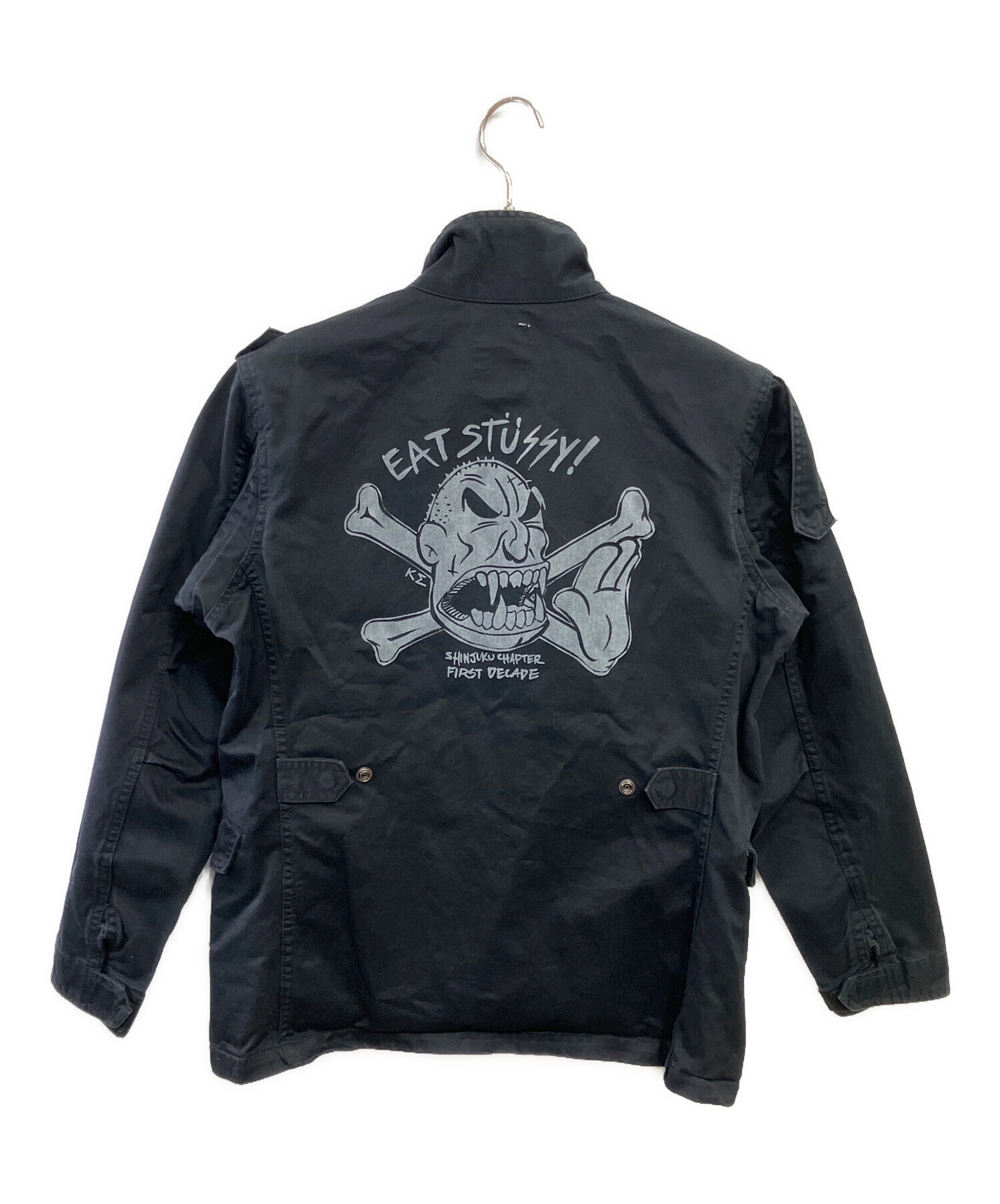 中古・古着通販】stussy (ステューシー) ジャケット ブラック サイズ:S 