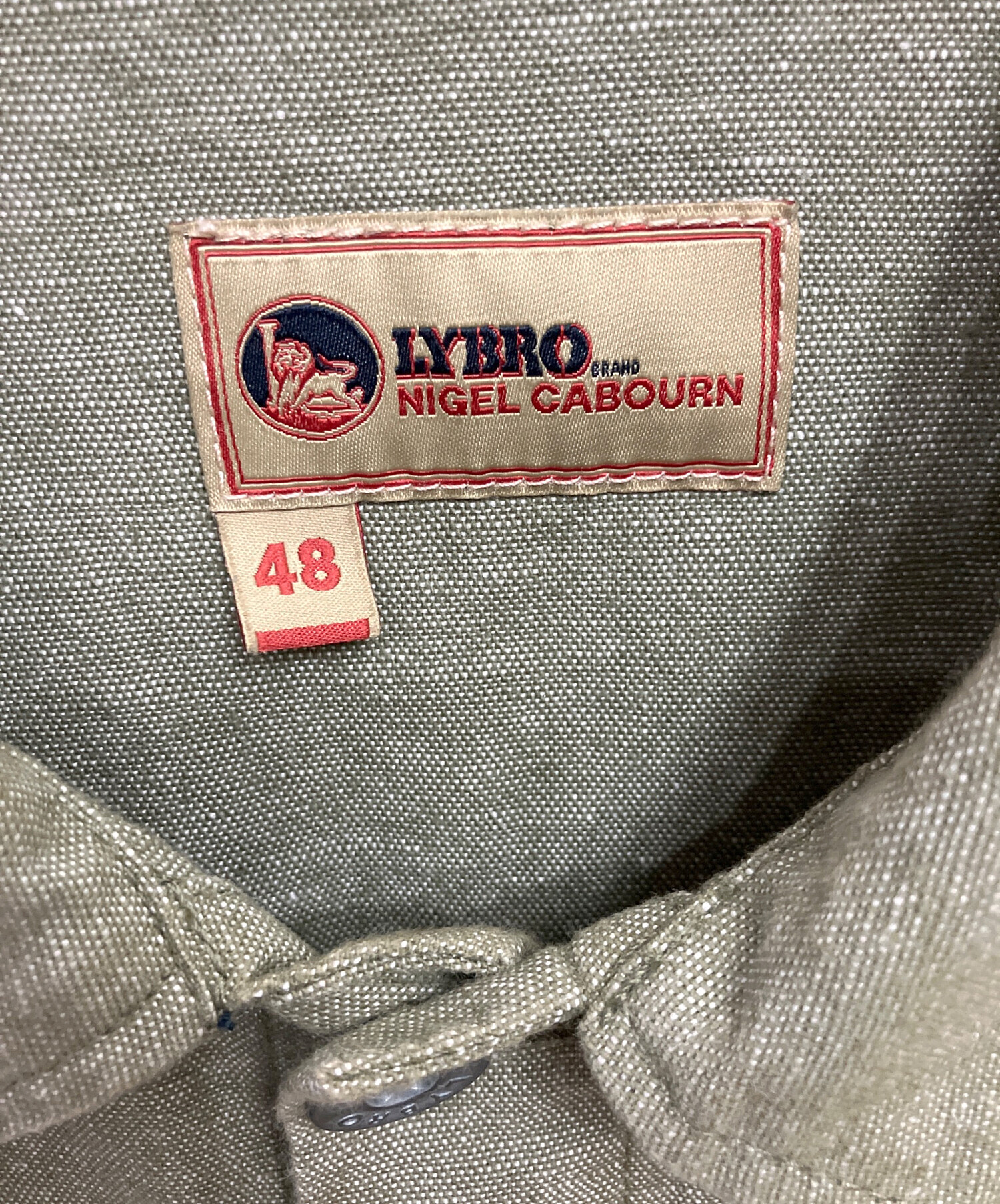 NIGEL CABOURN ナイジェルケーボン カジュアルジャケット M 白 【古着】【中古】【送料無料】 中古・古着通販】NIGEL CABOURN (ナイジェルケーボン) シャツ