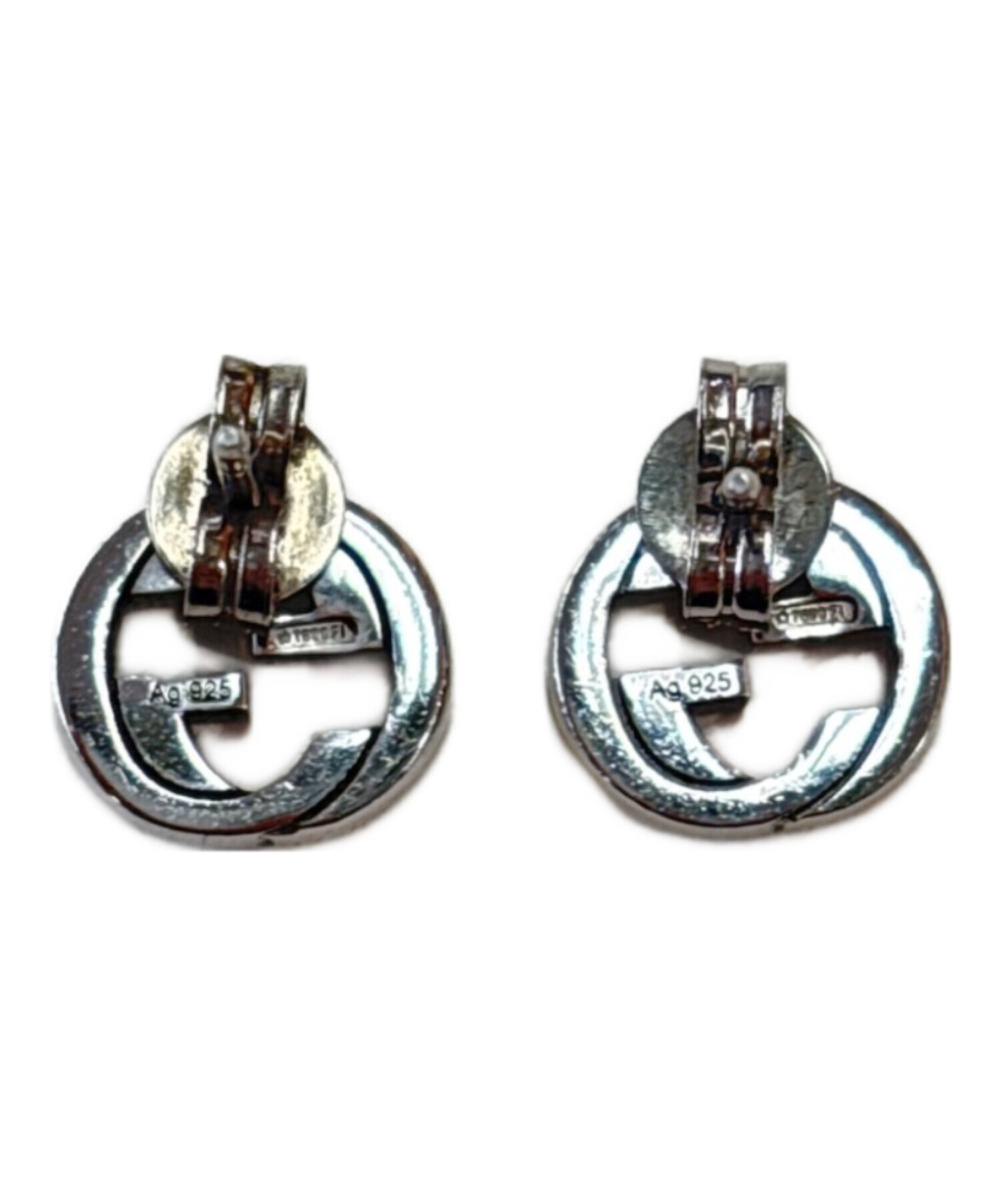 中古・古着通販】GUCCI (グッチ) インターロッキングG/シルバーピアス