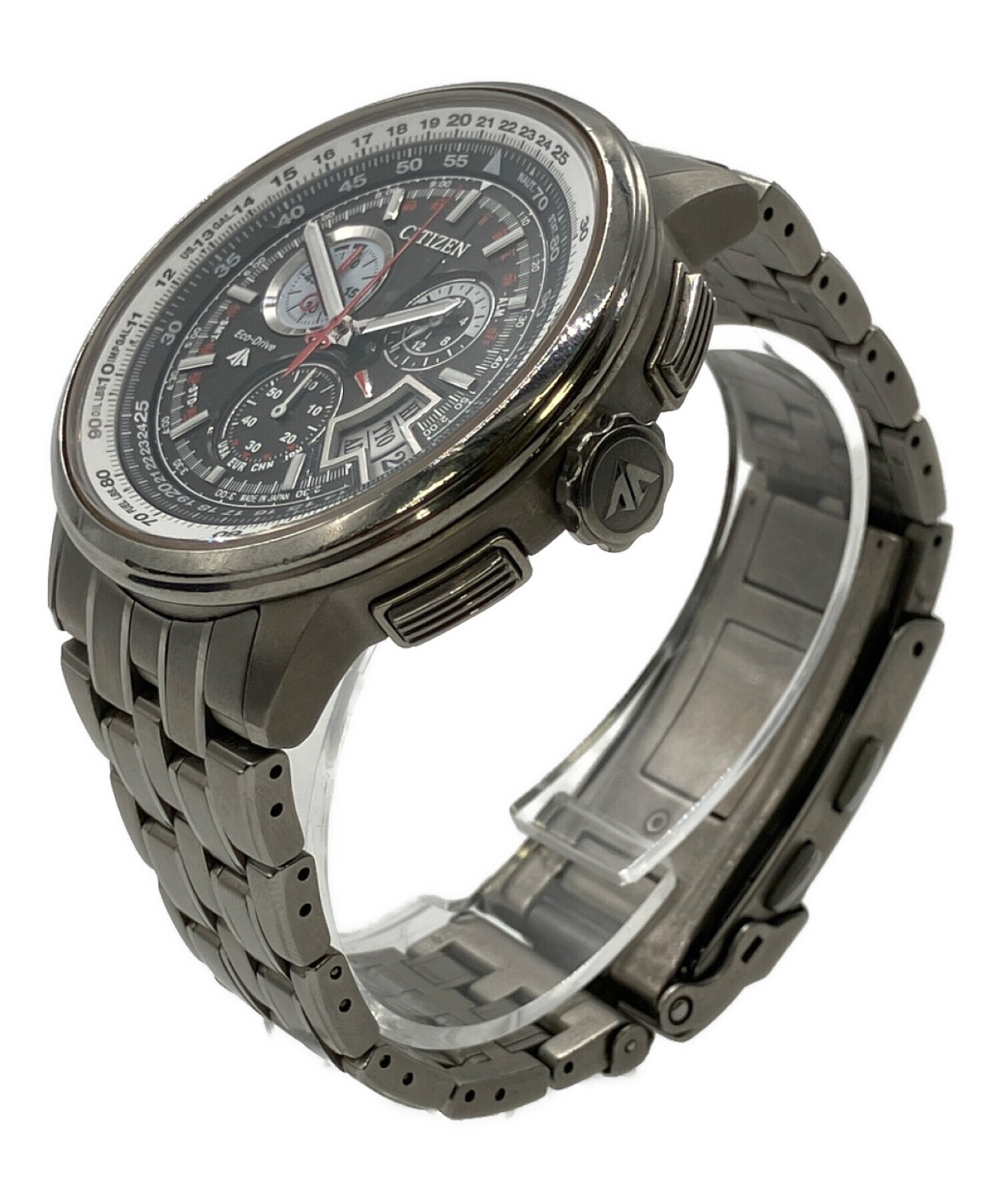 チューンド•タイゴング ハイオクターブ C#' 中古 中古・古着通販】CITIZEN (シチズン) エコドライブ クロノグラフ