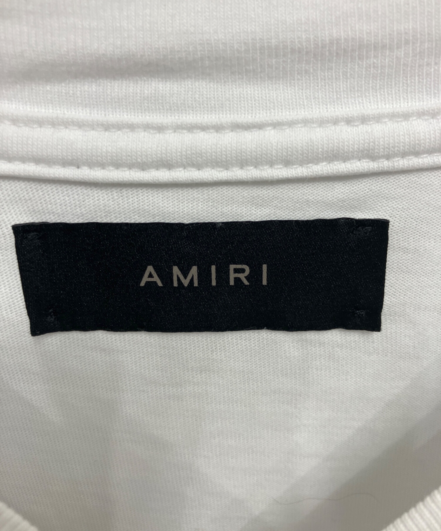 中古・古着通販】AMIRI (アミリ) White Wave t-shirt with logo print