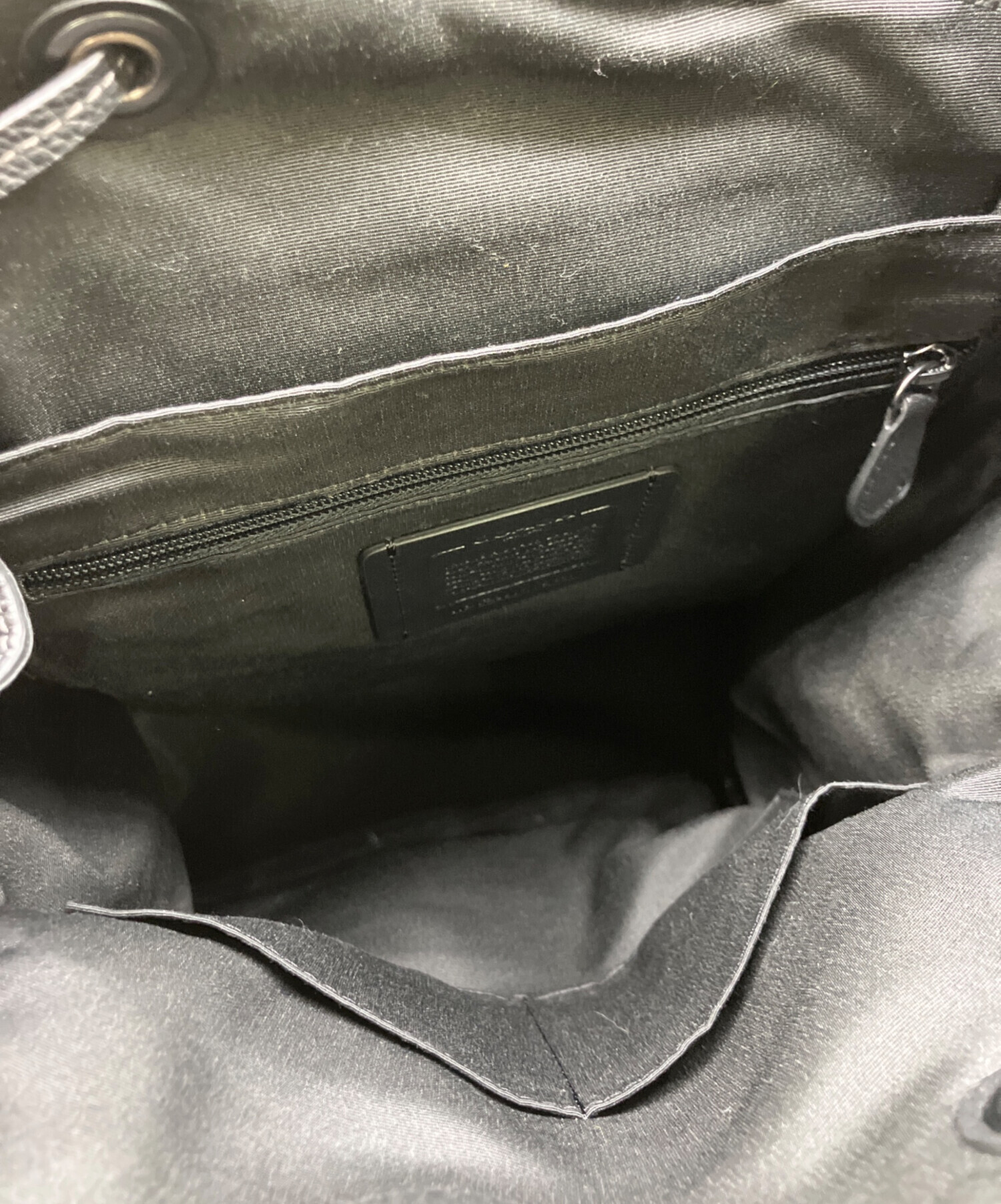 中古・古着通販】COACH (コーチ) リュック ブラック｜ブランド・古着