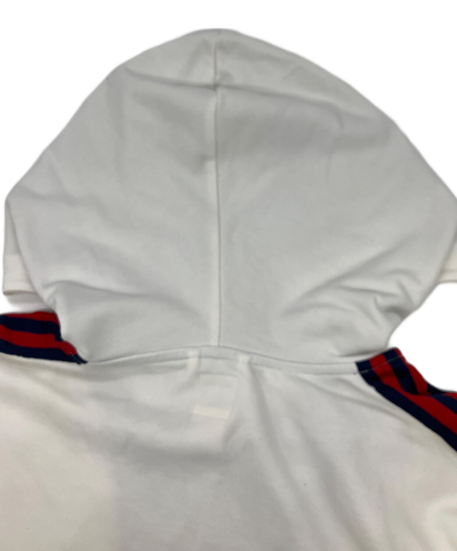中古・古着通販】adidas (アディダス) ジップパーカー レッド×ホワイト