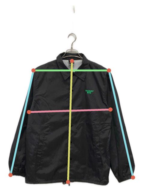 中古・古着通販】ドロヘドロ (ドロヘドロ) コーチジャケット ブラック