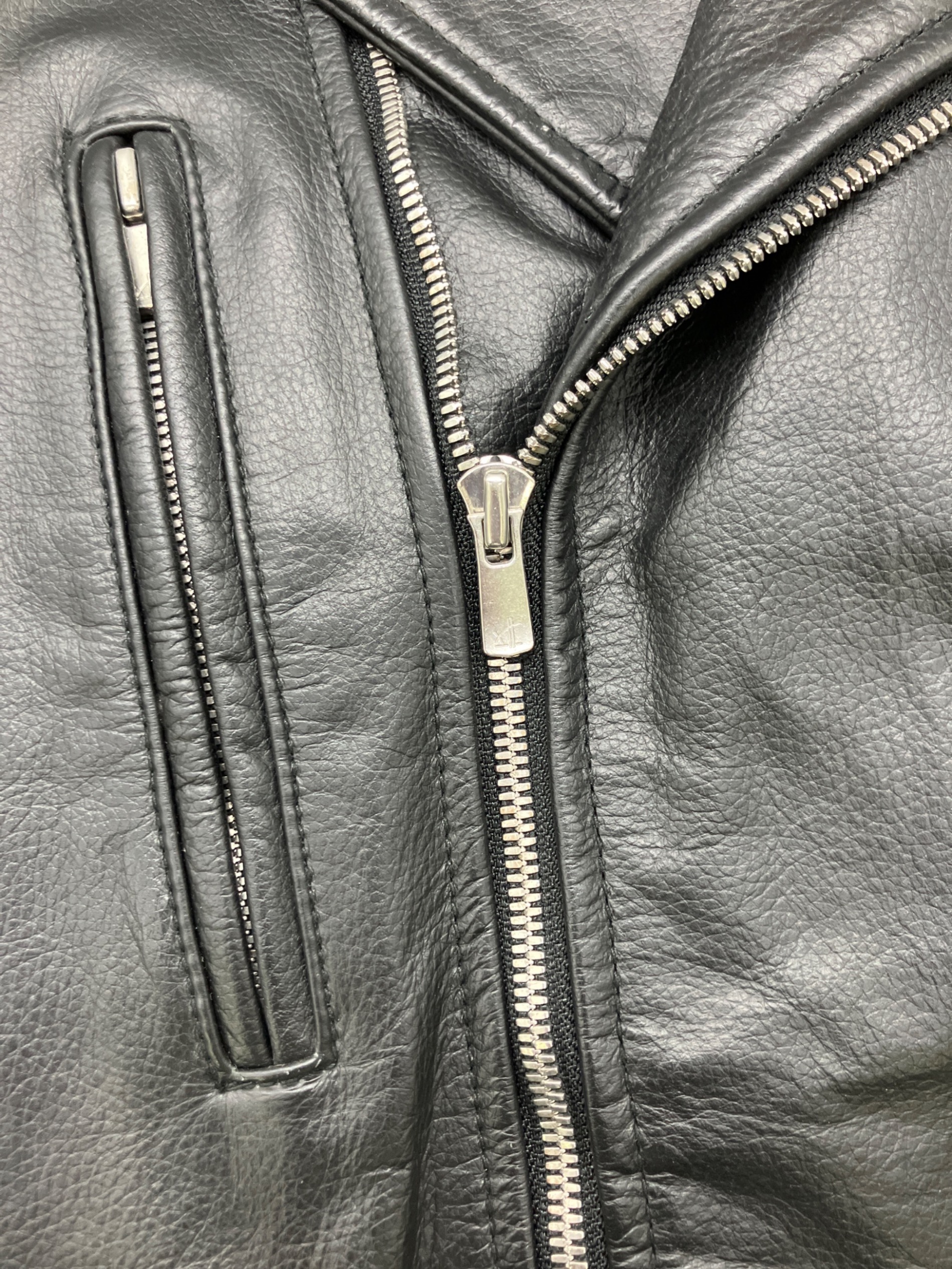 中古・古着通販】NO ID. (ノーアイディー) ダブルライダースジャケット