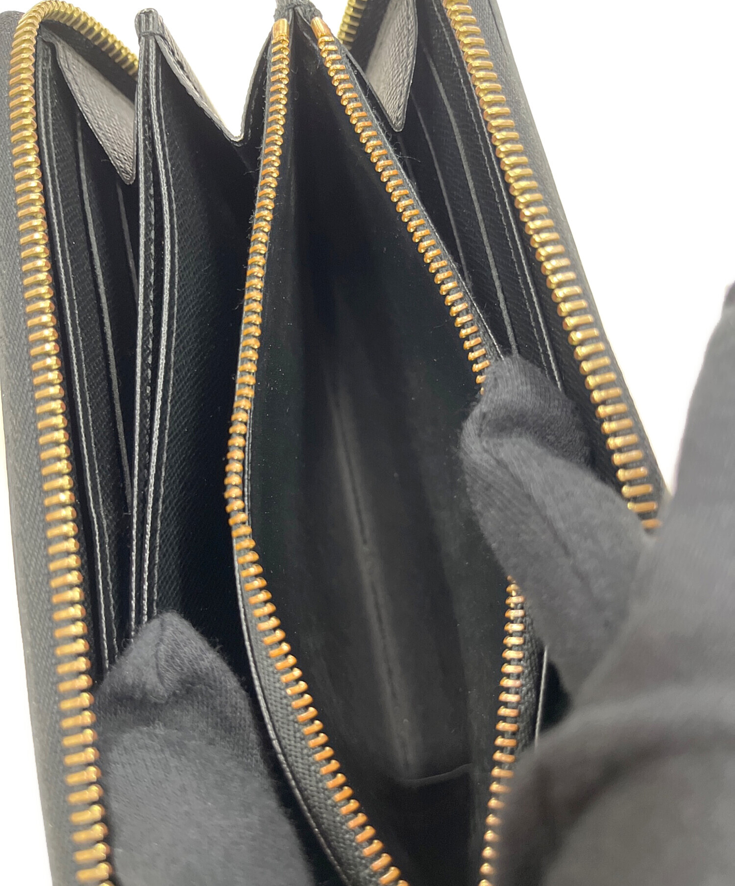 中古・古着通販】LOUIS VUITTON (ルイ ヴィトン) 長財布 ブラック