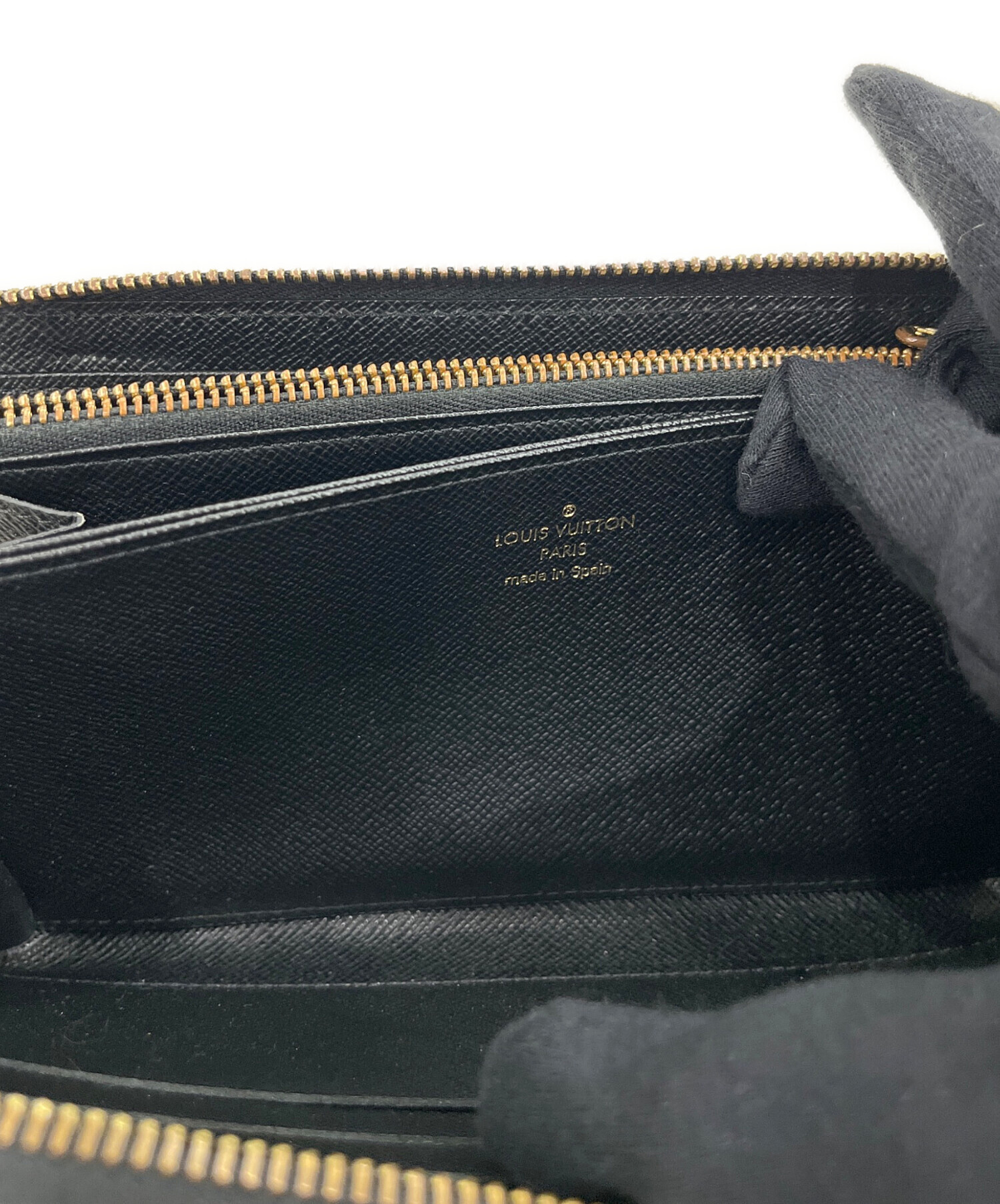中古・古着通販】LOUIS VUITTON (ルイ ヴィトン) 長財布 ブラック