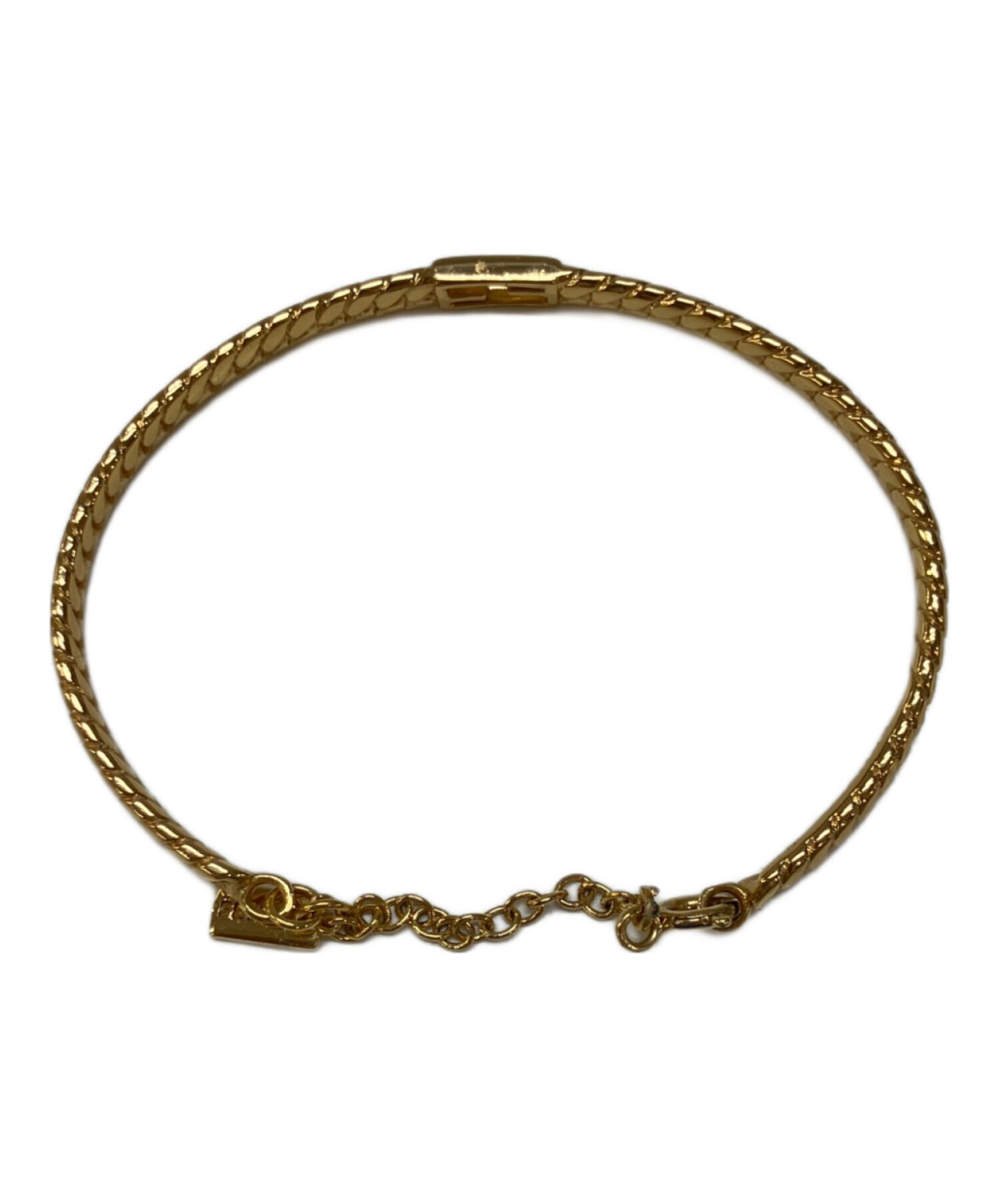 中古・古着通販】FENDI (フェンディ) ブレスレット ゴールドカラー 