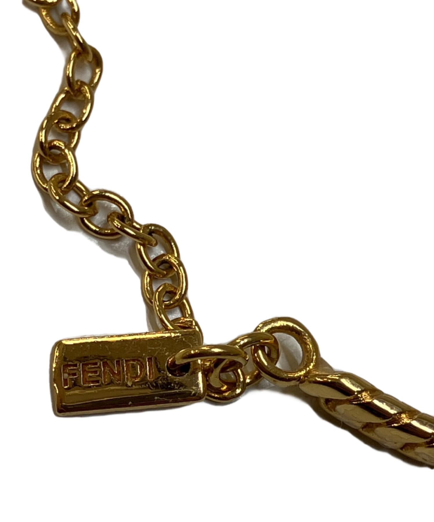 中古・古着通販】FENDI (フェンディ) ブレスレット ゴールドカラー 