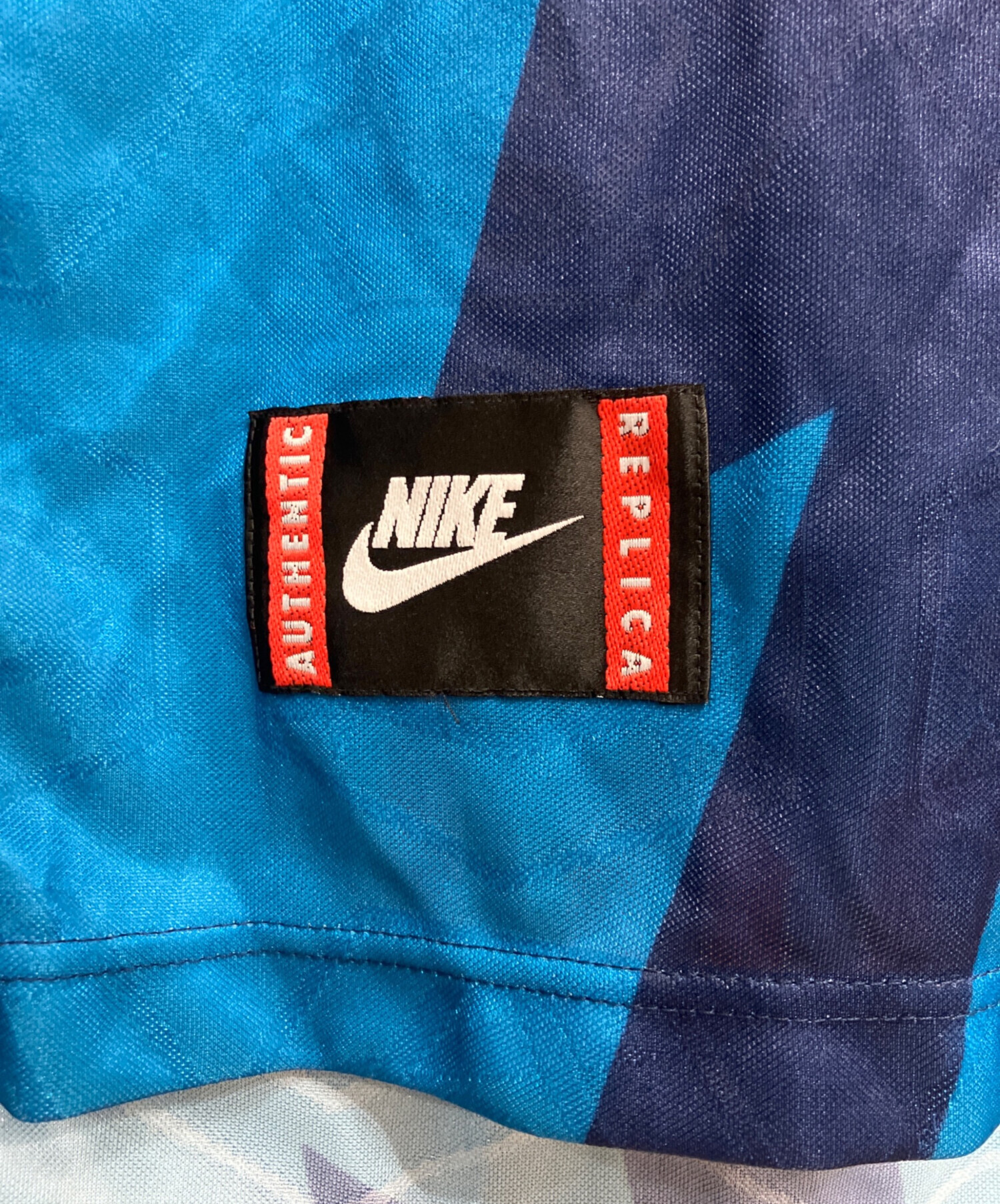 中古・古着通販】NIKE (ナイキ) ゲームシャツ ブルー×ネイビー サイズ